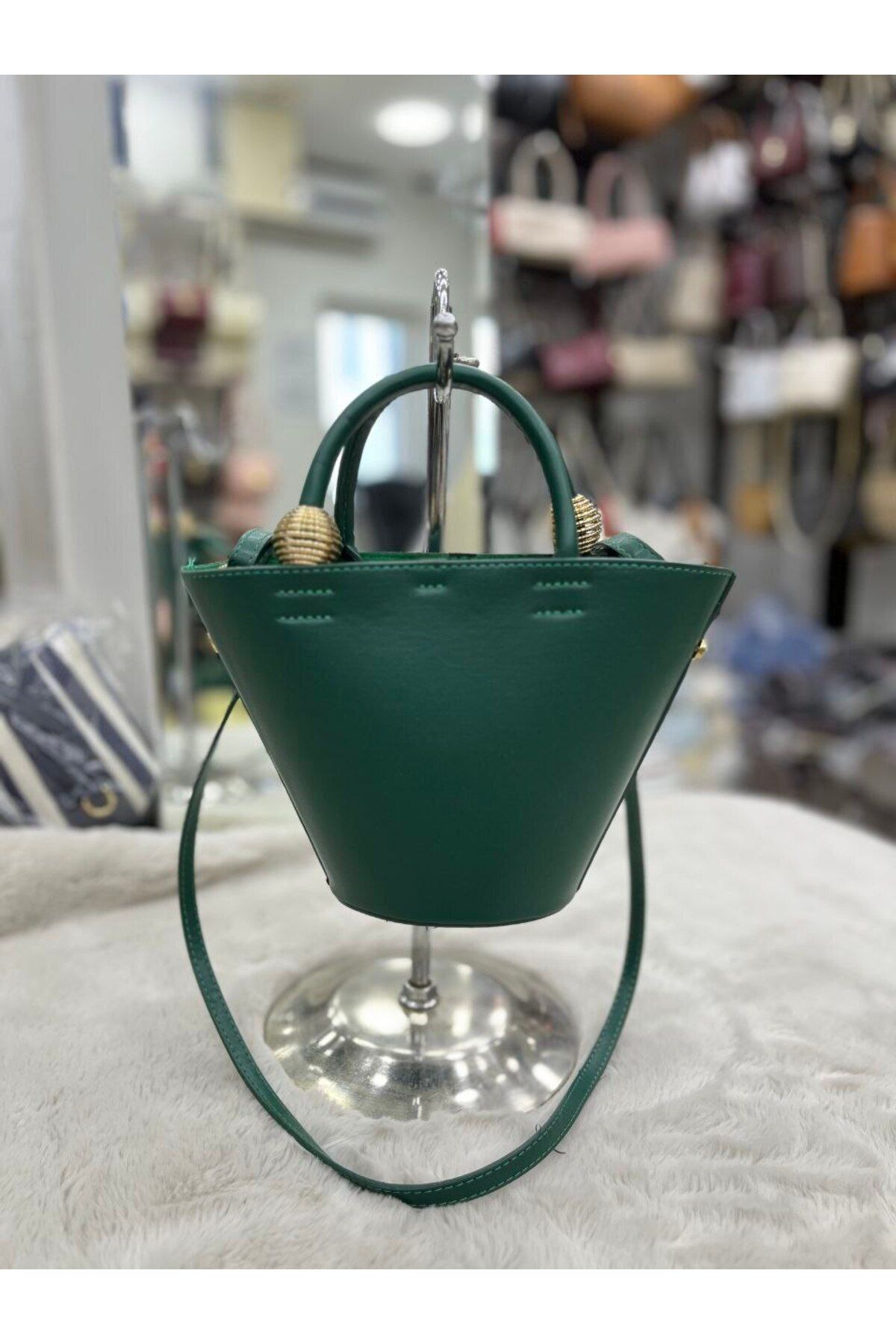 bynarincollection günlük kova model omuz çantası