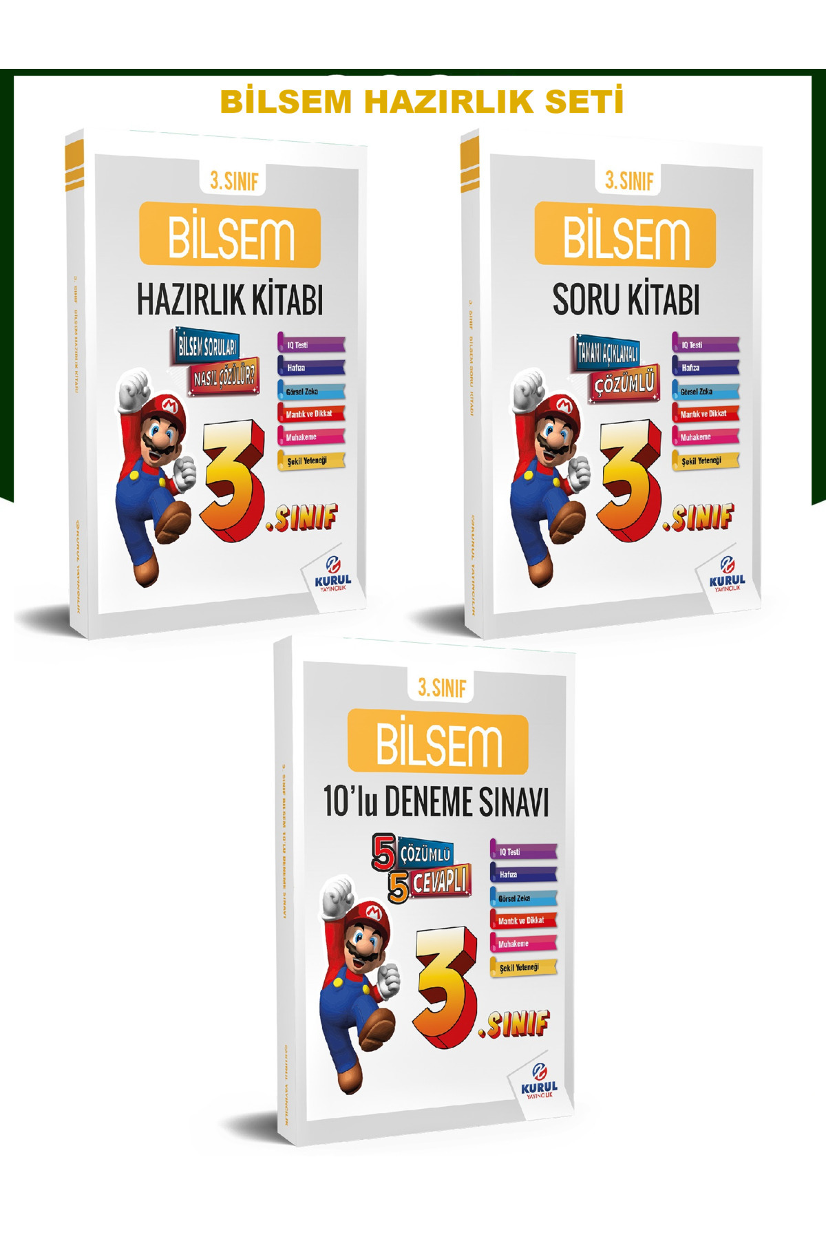 Kurul Yayıncılık 2025 3.sınıf Bilsem Seti 3 Kitap Konu Soru Deneme ...