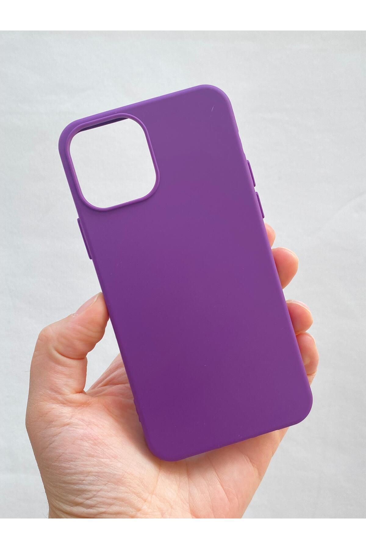 Vip Case iPhone 12 ve 12 Pro Uyumlu Silikon Darbe Emici Klasik Korumalı Rubber Kılıf