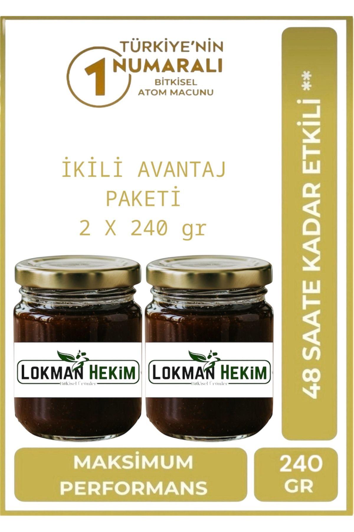Lokman Hekim Bitkisel Karışımlı Macu 2’li X 240 gr Lokman Hekim