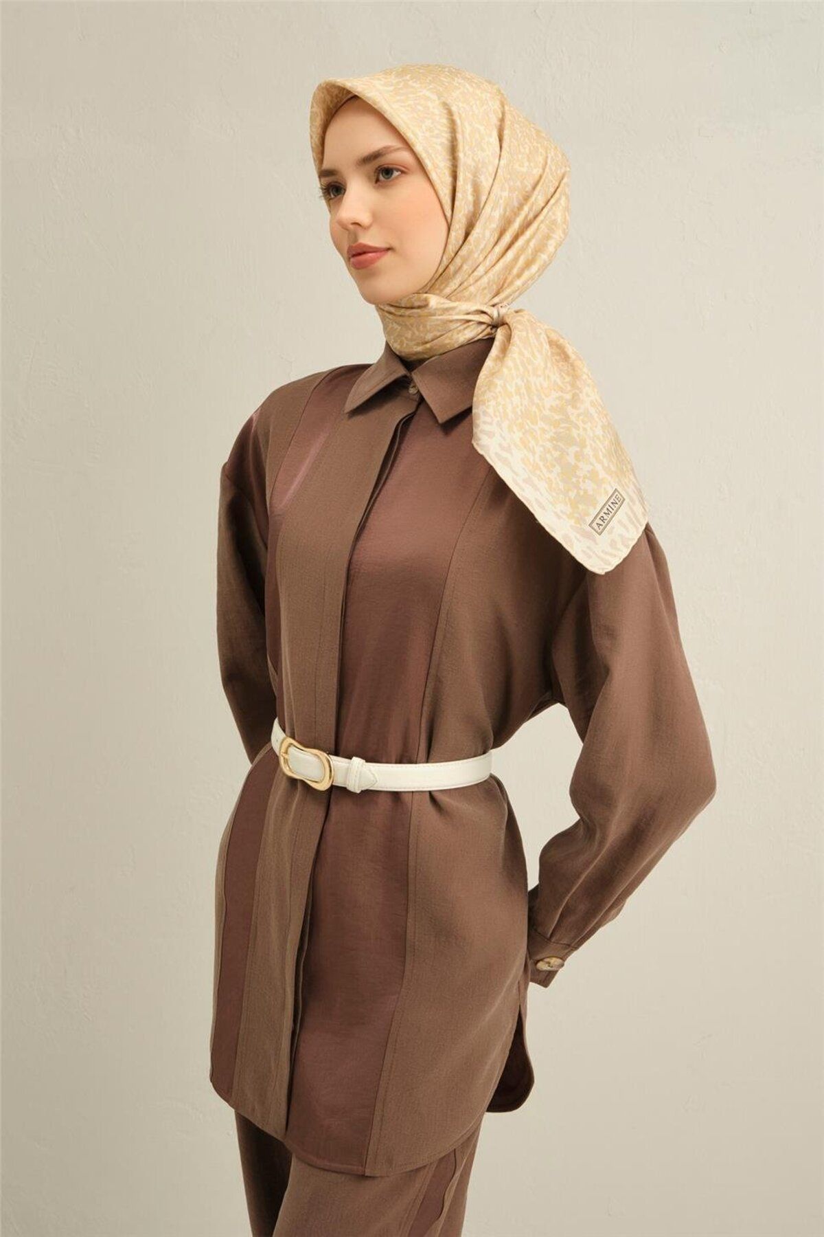 Armine Desenli İpek Sura Eşarp 9352- 50