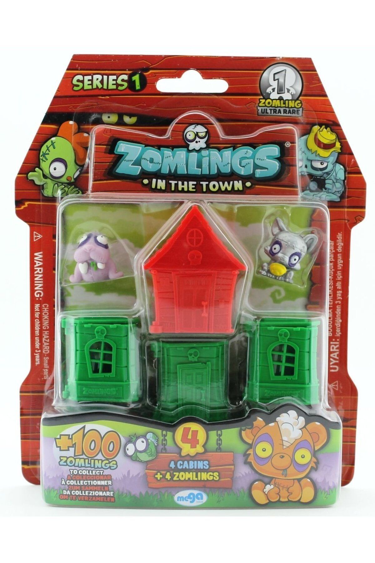 swilex Zomlings 4'Lü Paket Seri 1 Kırmızı Evli
