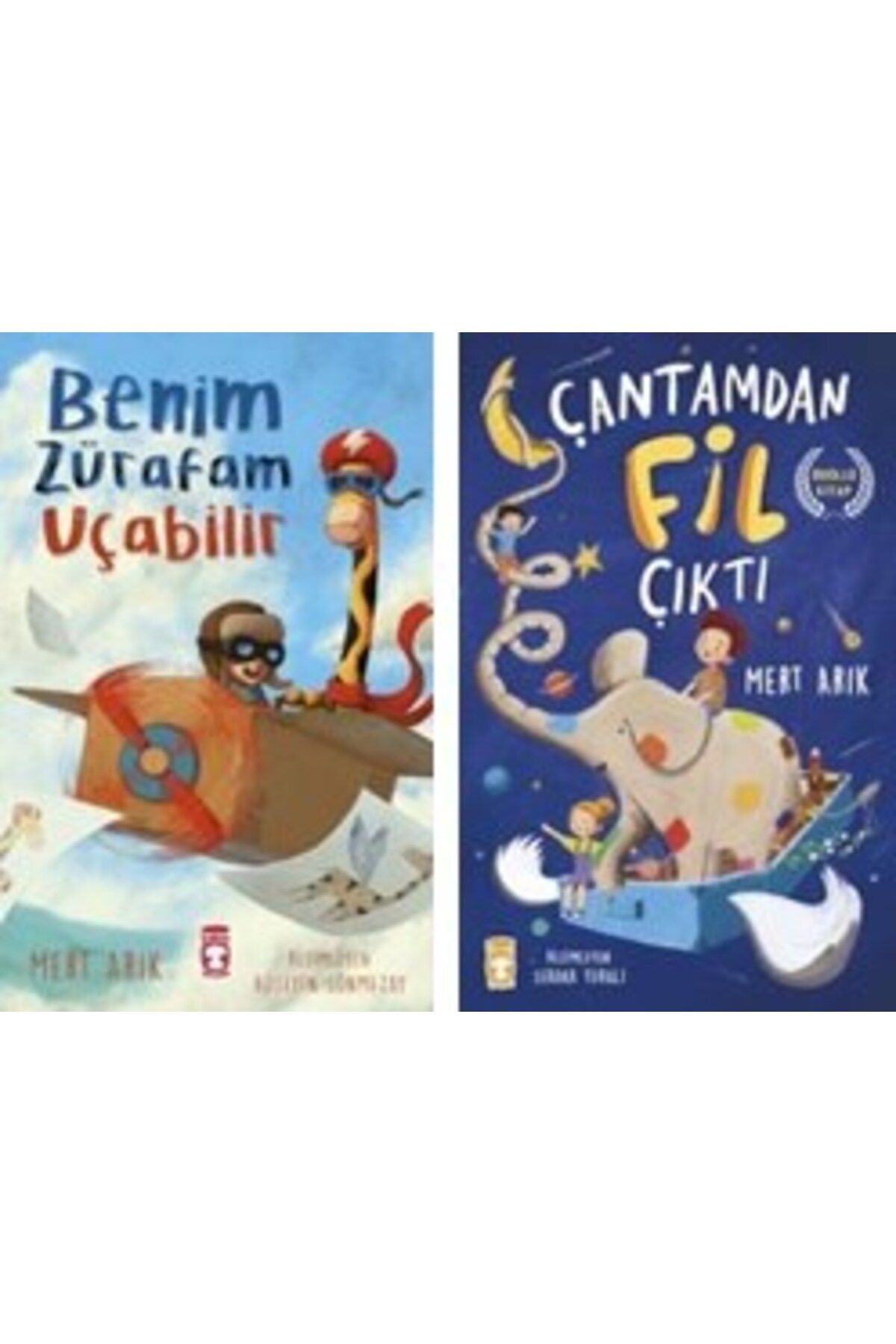 Timaş Çocuk Mert Arık 2'li Set - Benim Zürafam Uçabilir, Çantamdan Fil Çıktı