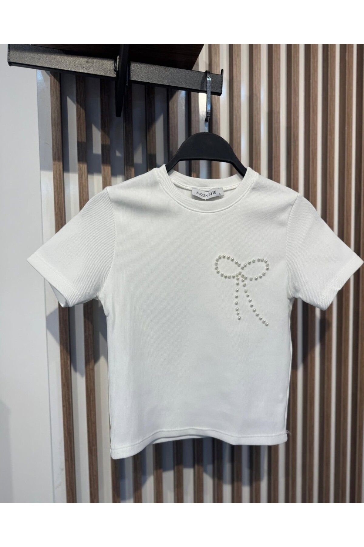 Moonshe Fiyonk detaylı T-shirt