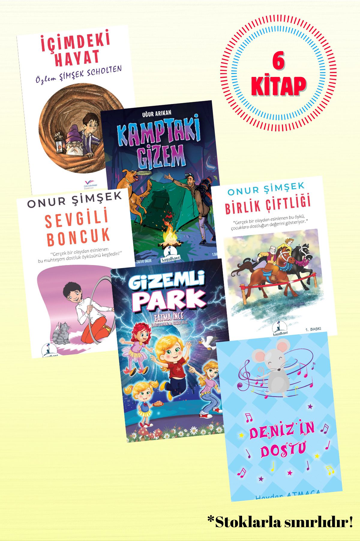 Umut Atölyesi Yayıncılık 2. Sınıf ve 3. Sınıf Hikaye Kitabı Seti (6 Kitap)