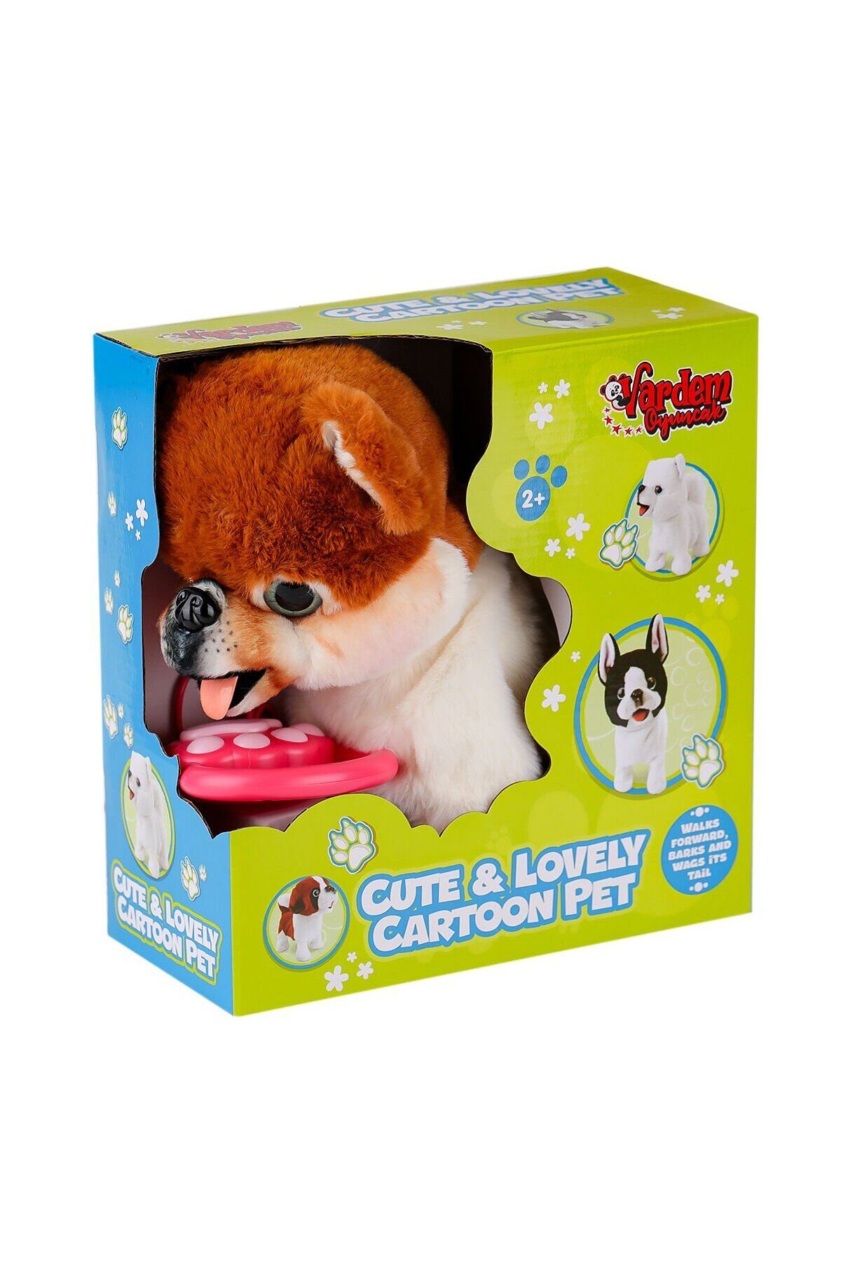 NillyToys PR66699-26 Yürüyen Tasmalı Peluş Köpek