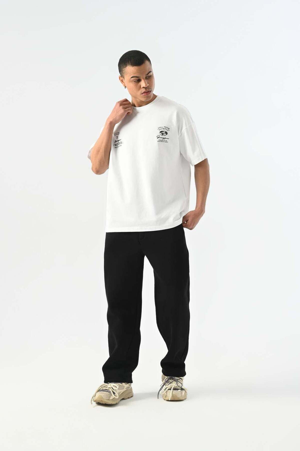 jaceyjace Olympus Oversize T-shirt - Beyaz
