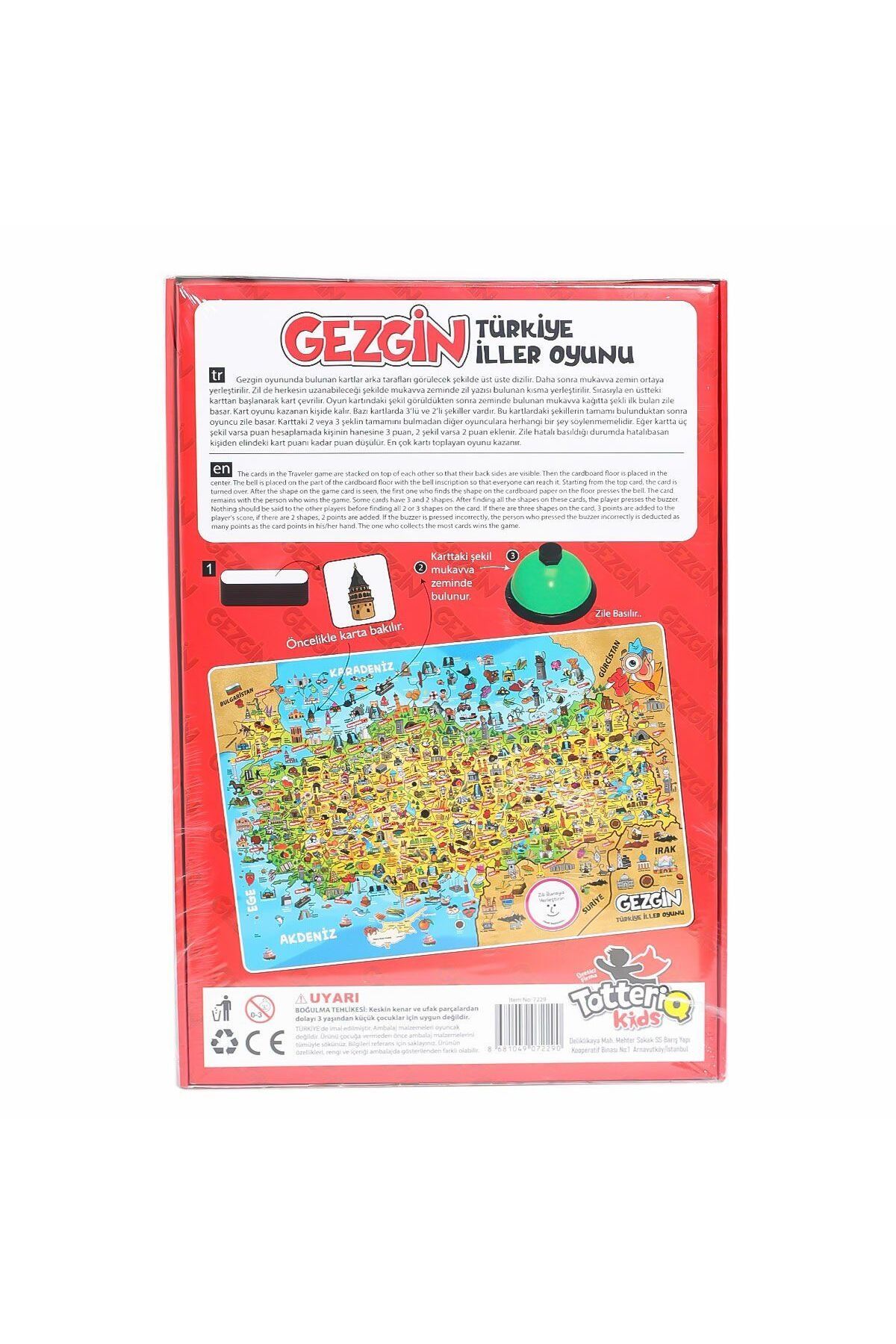 swilex 2290 Gezgin Türkiye İller Oyunu