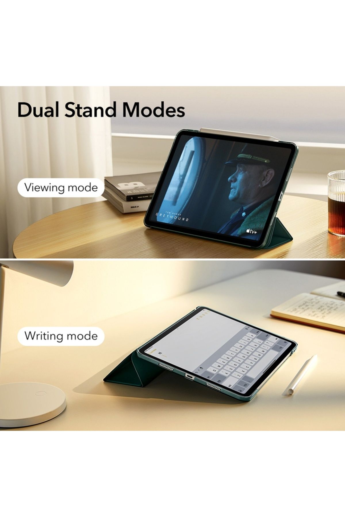 ESR-Husă pentru iPad Pro 11" 2021 / 2022, tip carte, Ascend Trifold ESR - Verde închis 3