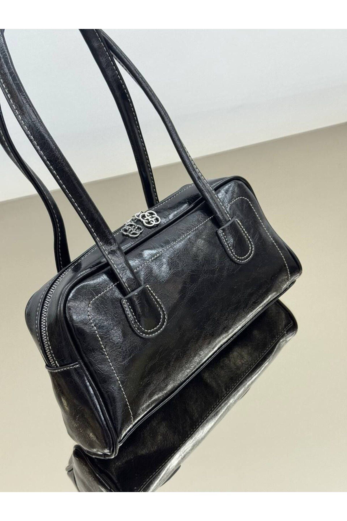 bynarincollection günlük rugan model kol çantası
