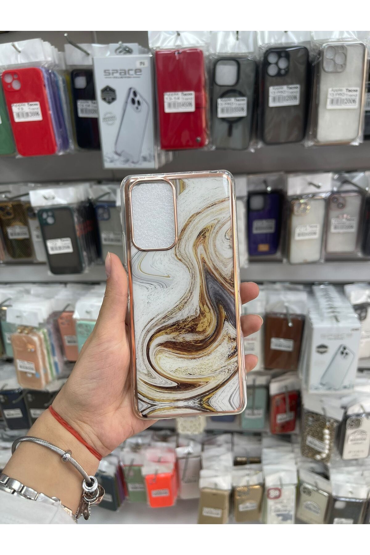 TECNOTREND xiaomi redmi note 9 pro uyumlu mermer desenli kılıf