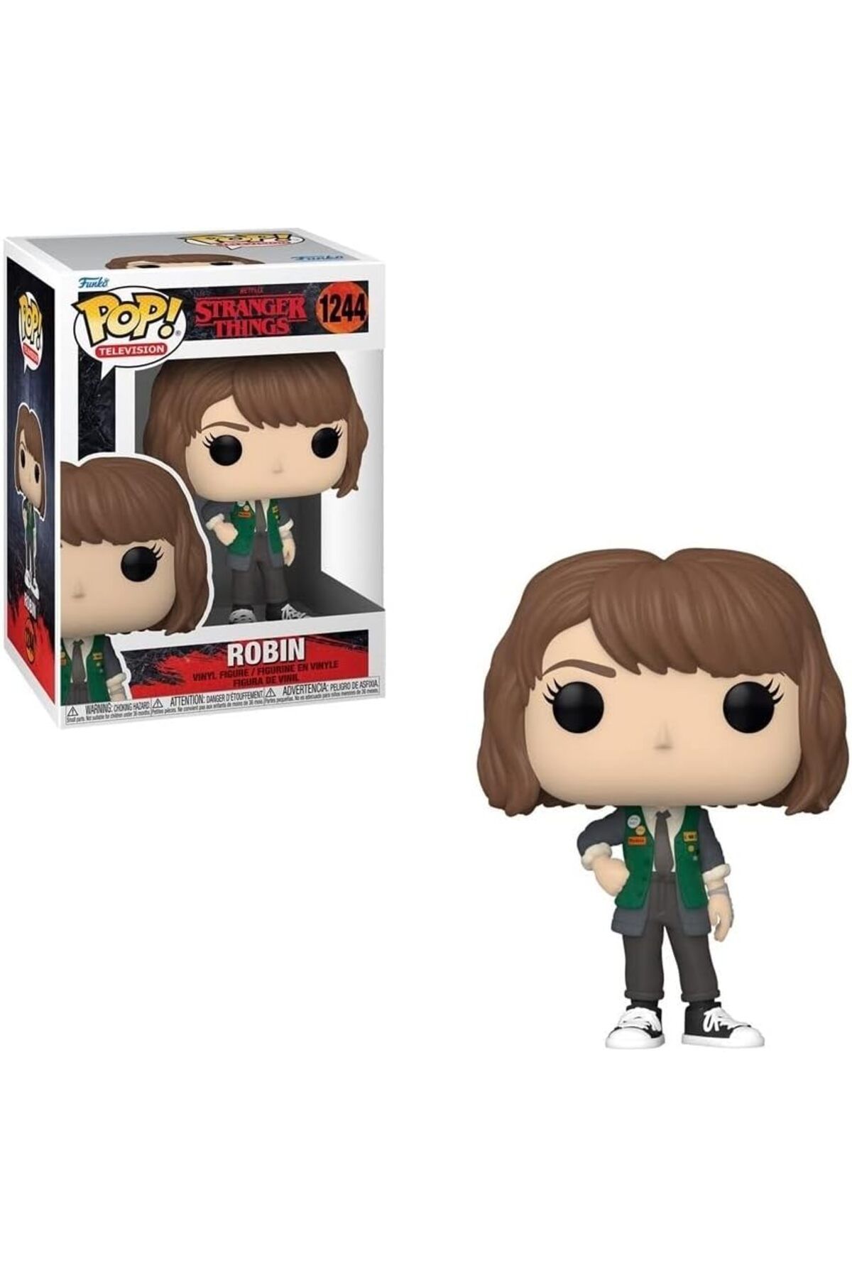 Funko Pop! Stranger Things, Robin Vinil Koleksiyon Figürü, Resmi Lisanslı Ürün
