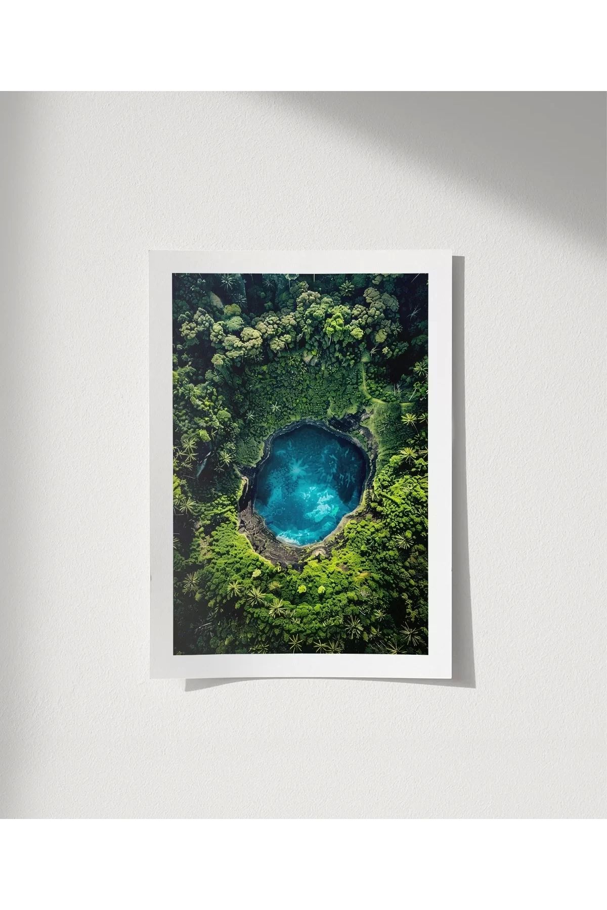 VOGLOO Çerçevesiz Poster Yeşil Cennet