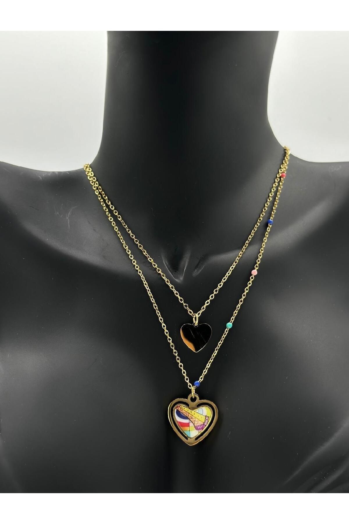 ecekypnrjewelry PASLANMAZ ÇELİK ETNİK DESENLİ KOLYE