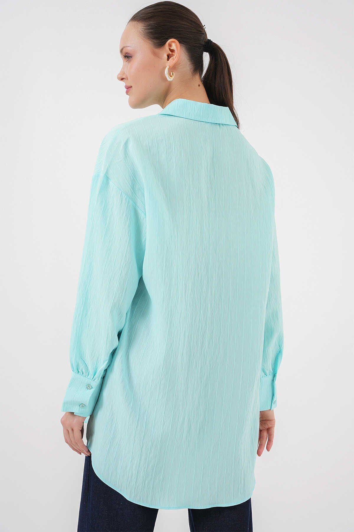 Bigdart-Πουκάμισο Big Dart ριγέ Oversize 5