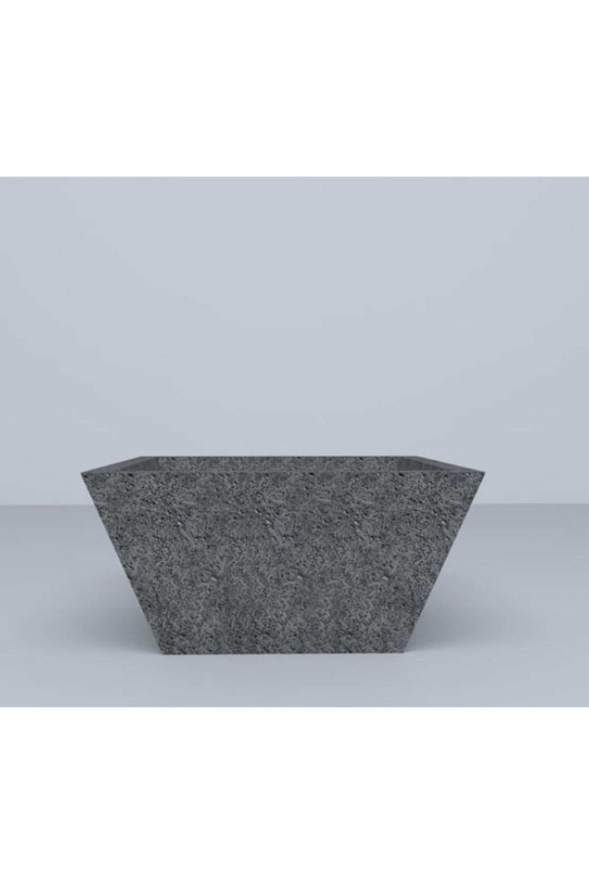 Dekor Hafif Beton Saksı Kare Konik 30LT