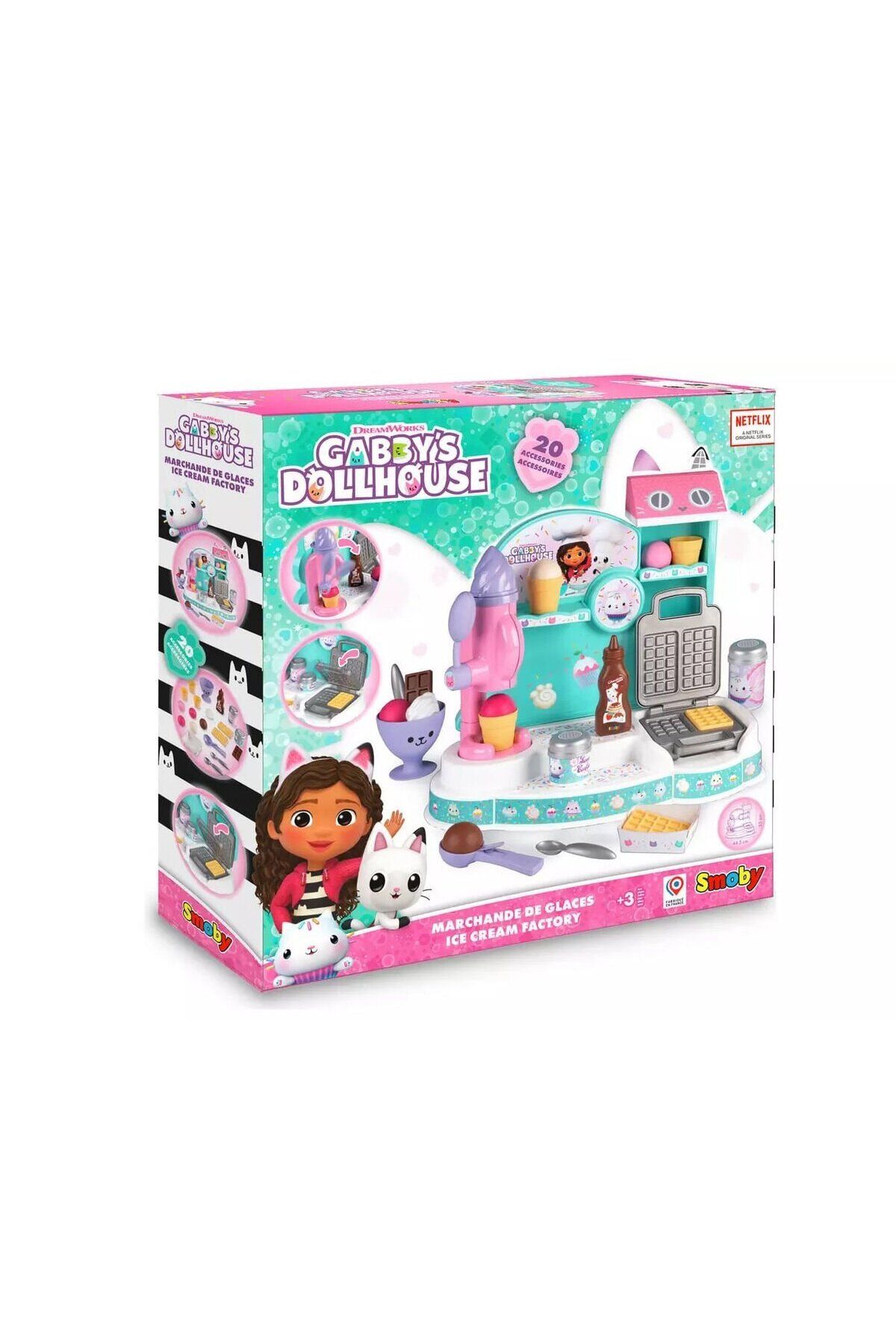 NillyToys 7600350409 Gabby Dondurma Dükkanı -Simba