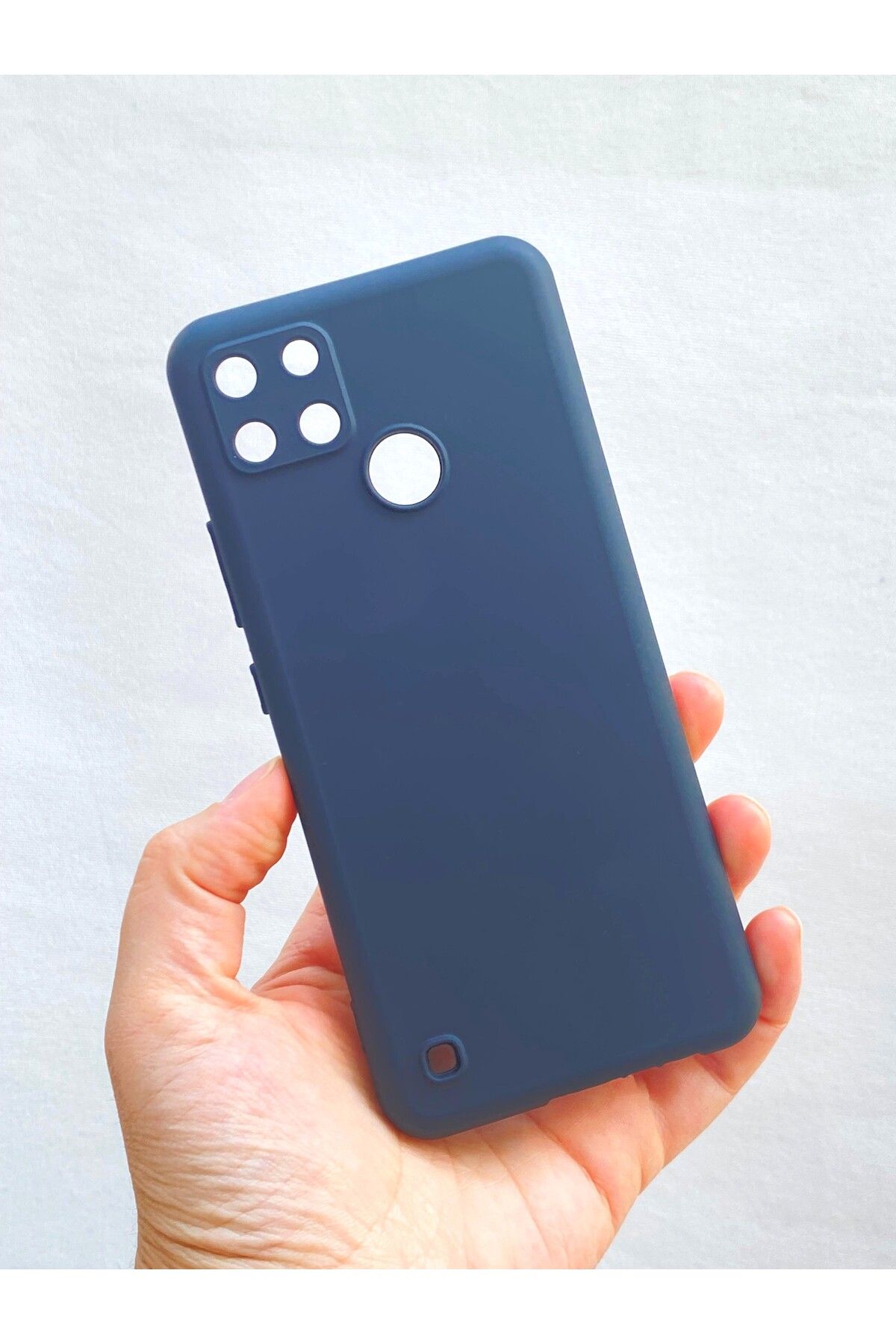 Vip Case Realme C21Y - Silikon Darbe Emici Klasik Korumalı Rubber Kılıf