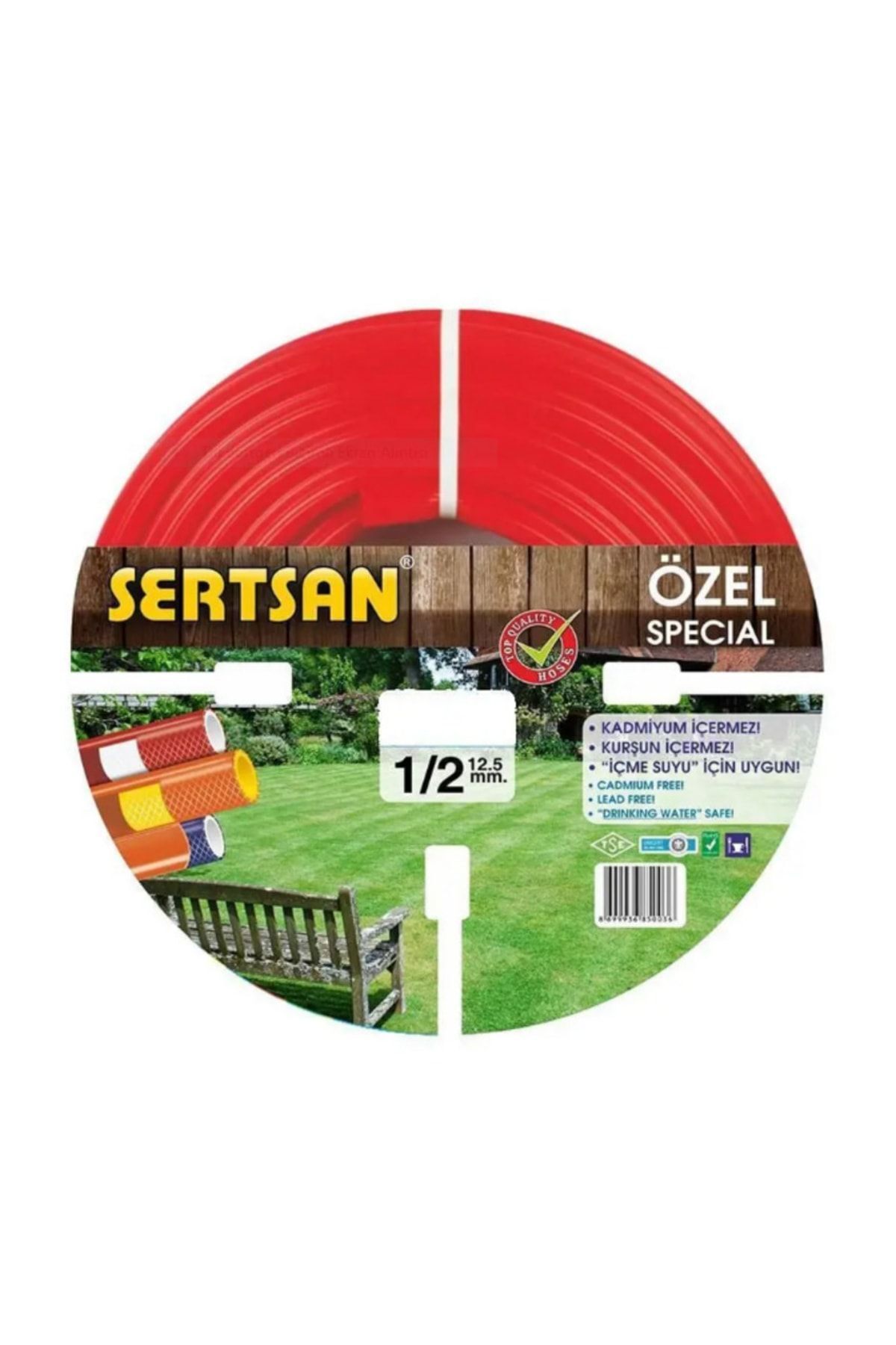 Sertsan Market Tipi Özel Pvc Hortum 1/2" 25 mt