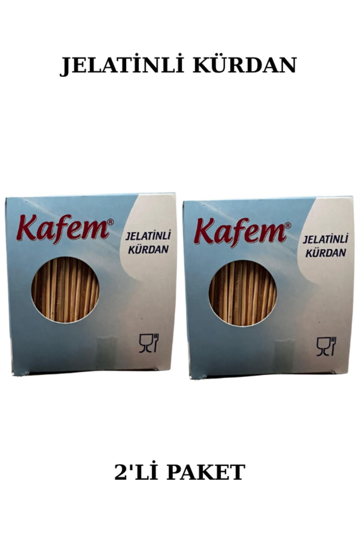 KAFEM Jelatinli Tekli Kürdan 2Lİ PAKET