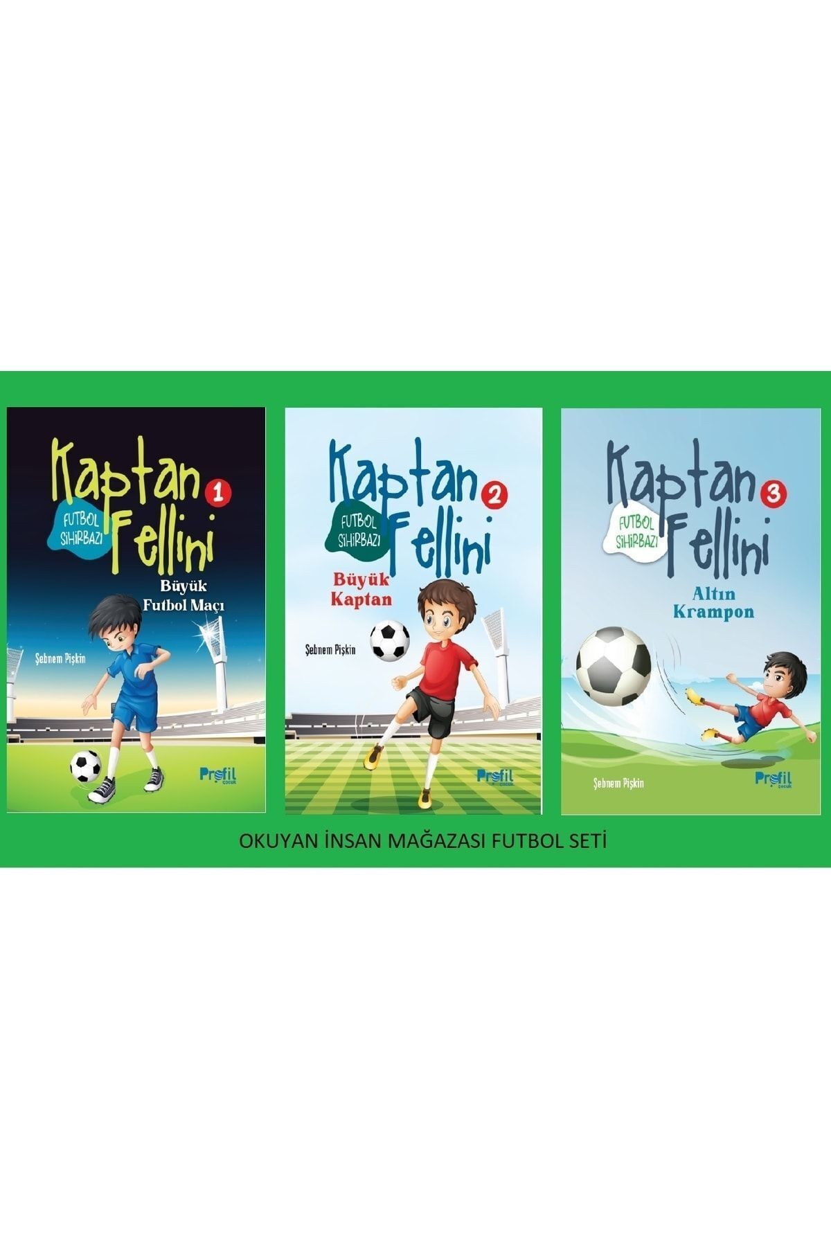 Profil Kitap Futbol Macera Seti Çocuklar Için 3 Kitap Set