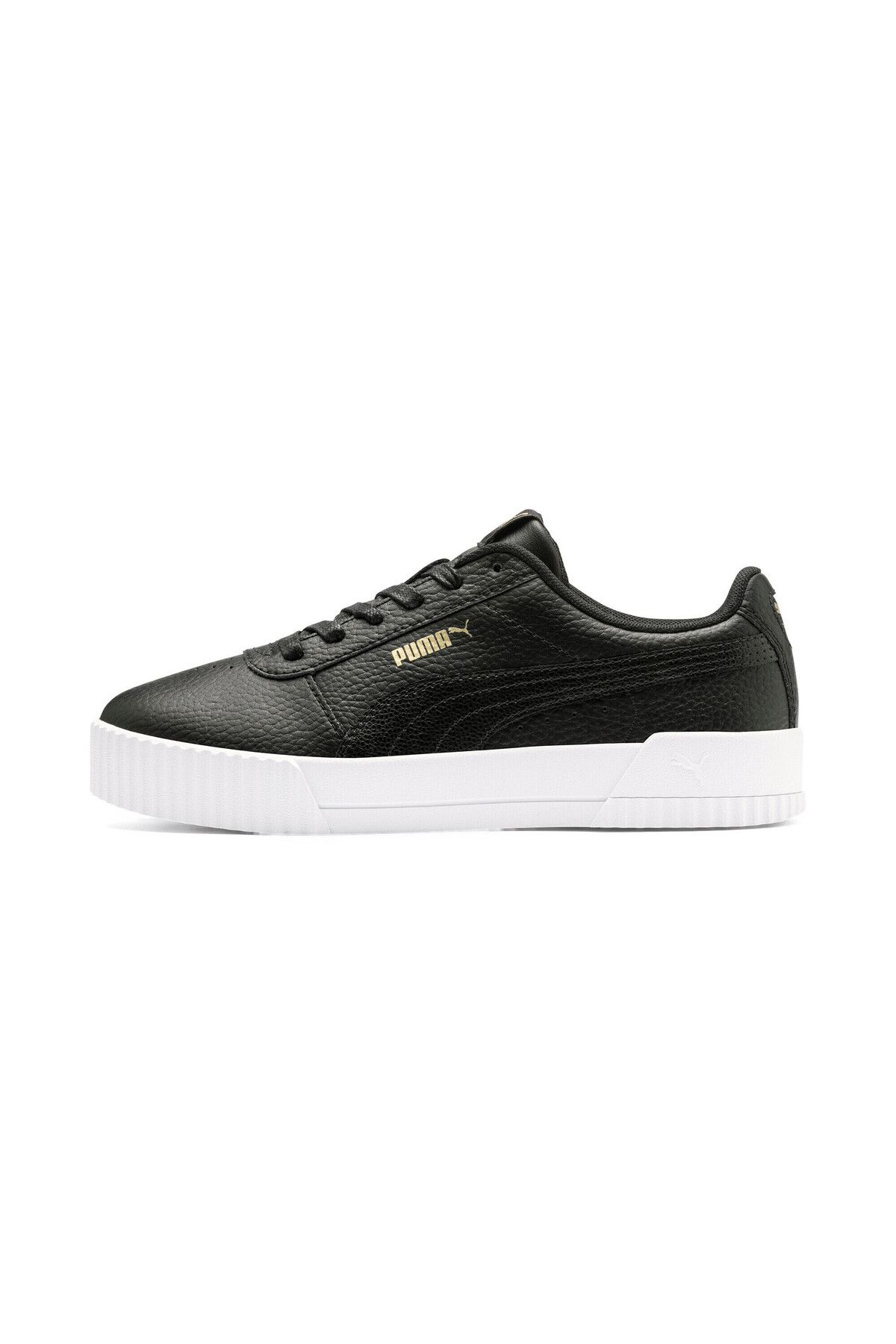 Puma Womens Carina Lux Trainers Sneakers - Black