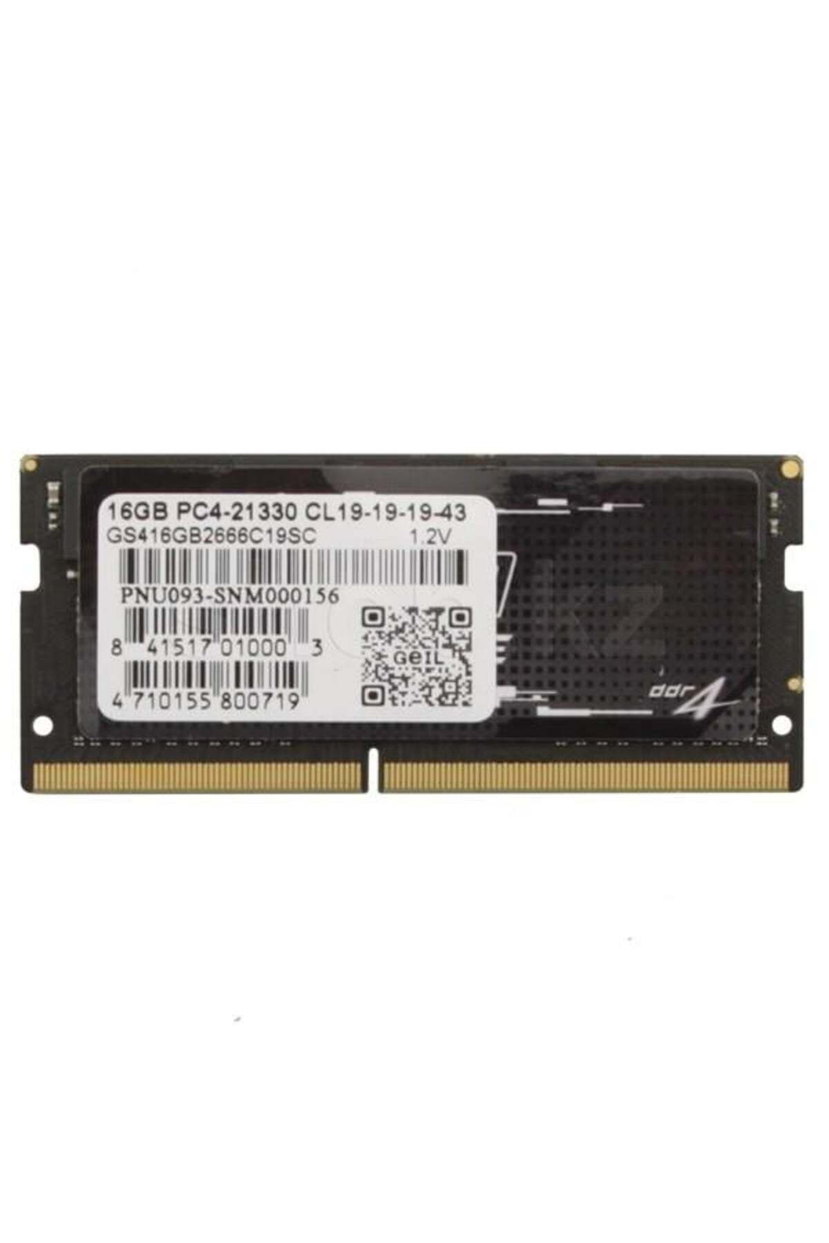 GEIL-16Gb Ddr4 2666Mhz Cl19 Notebook Ram Gs416Gb2666C19Sc 1