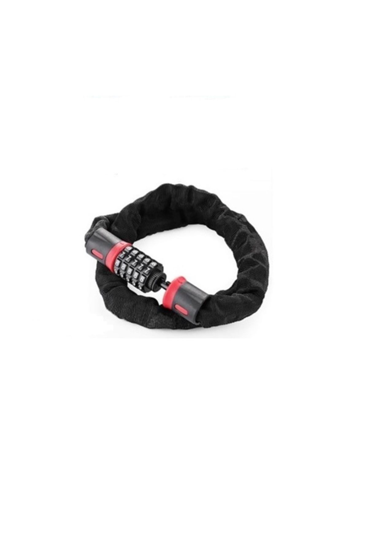 kik Antifurt Pentru Bicicleta Cu Cifru, 90 Cm, Cod Din 5 Cifre, Negru - One Size