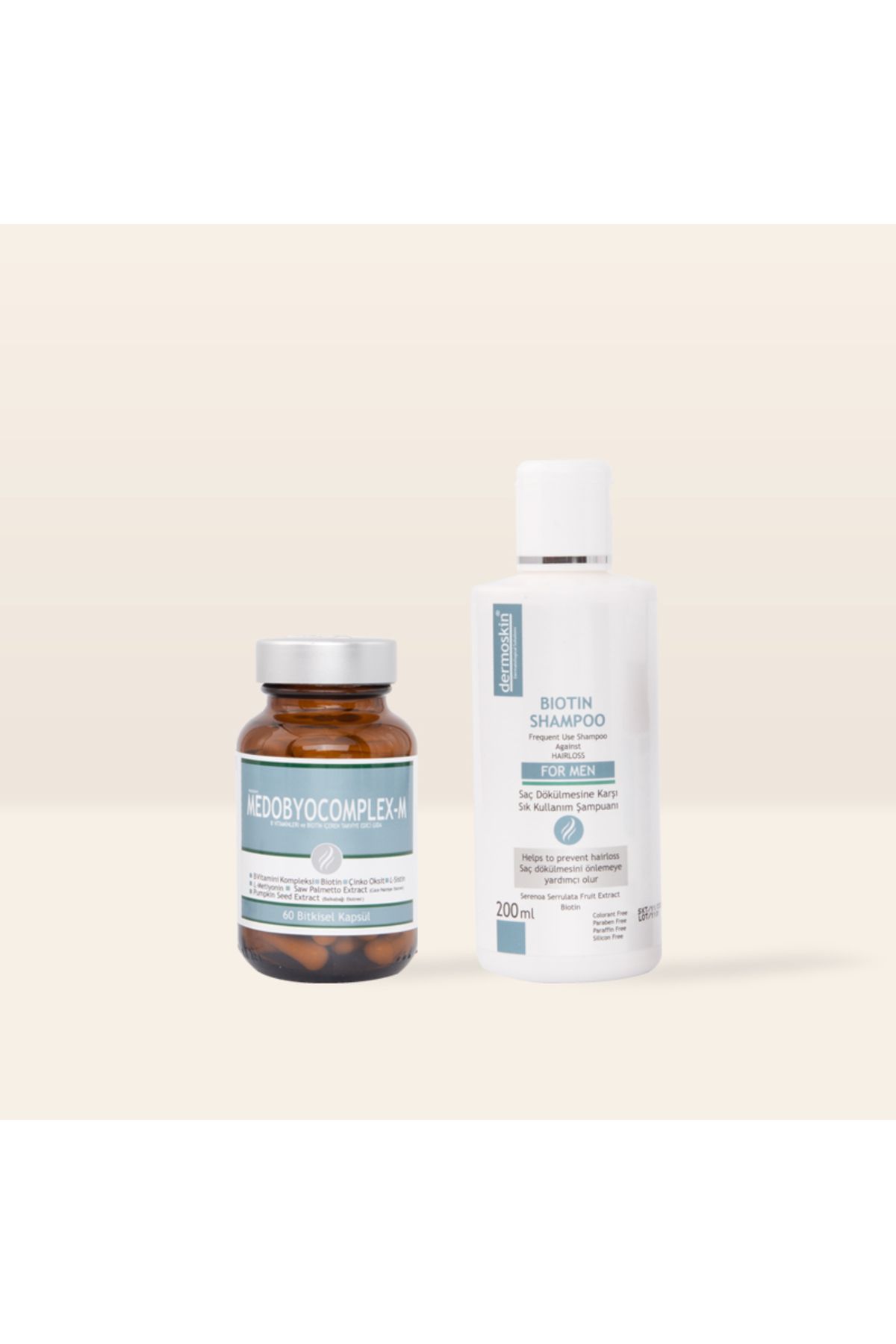 Dermoskin Medobiocomplex-W Biotin Şampuan Hediyeli Paket