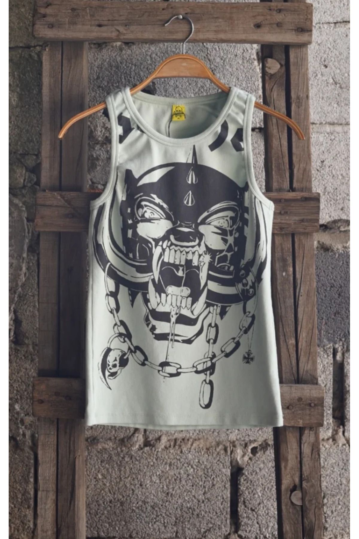 Overdrive Motörhead Tank Yeşil Atlet