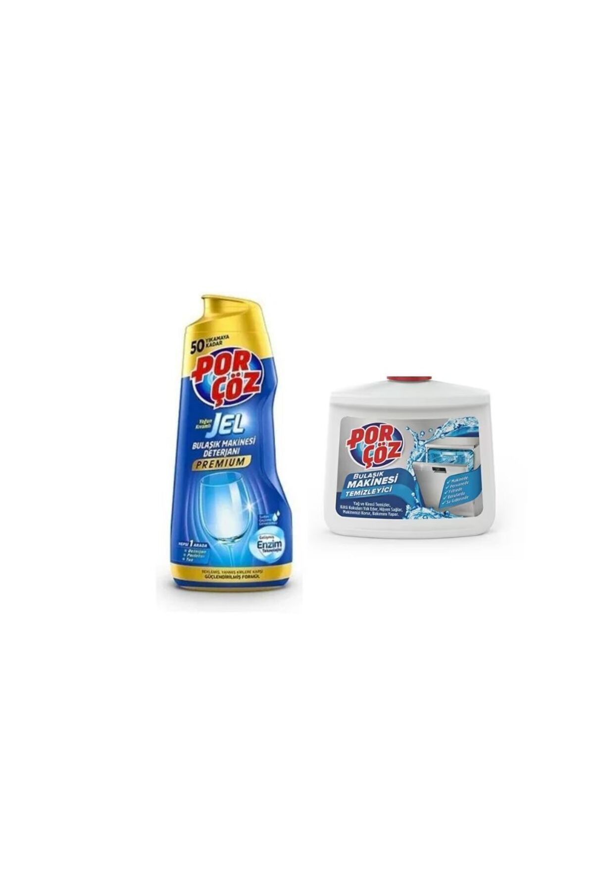 Porçöz PORÇÖZ BULAŞIK MAKİNESİ JEL 900GR + PORCOZ BUL MAK TEMZ.