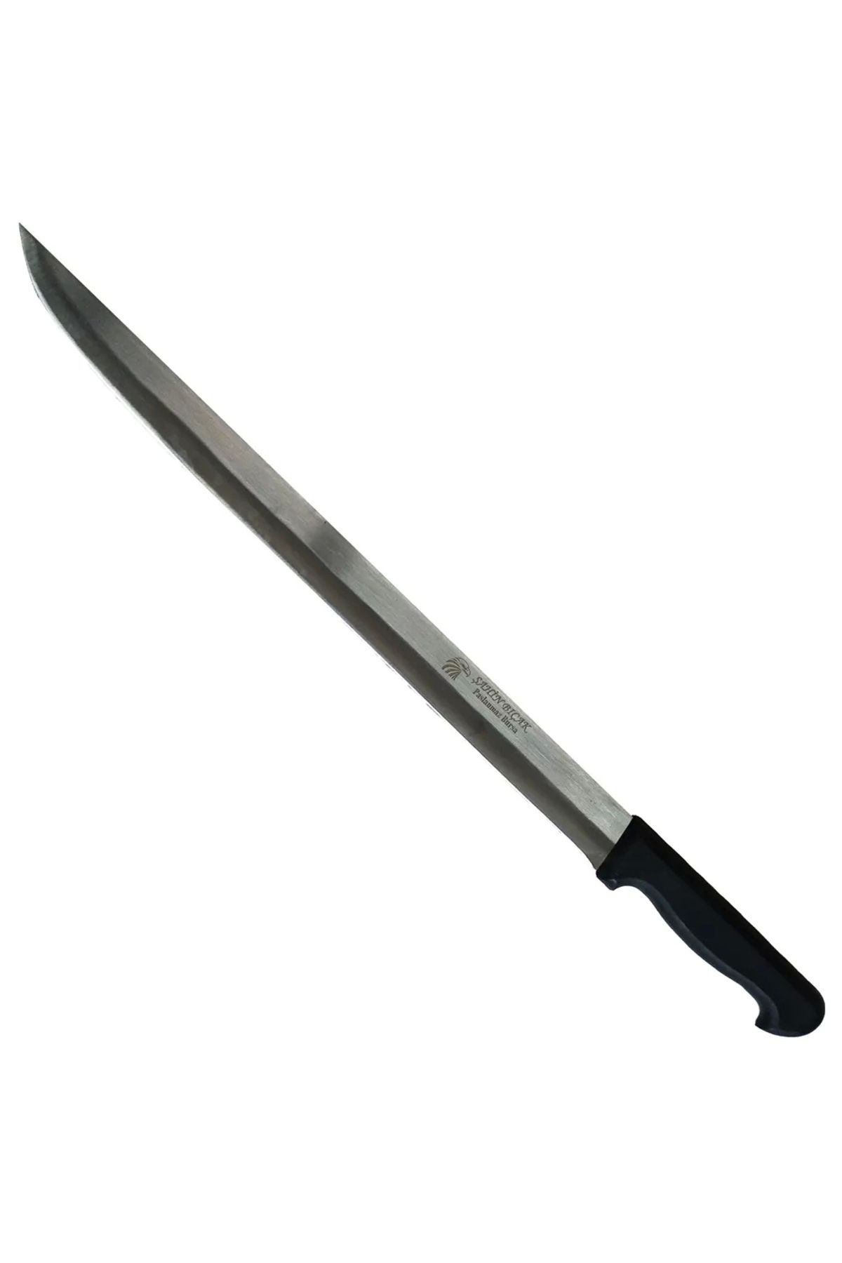 ShopNova Bursa Paslanmaz Sivri Uçlu Cağ Kebabı Bıçağı 40 Cm - Plastik Sap