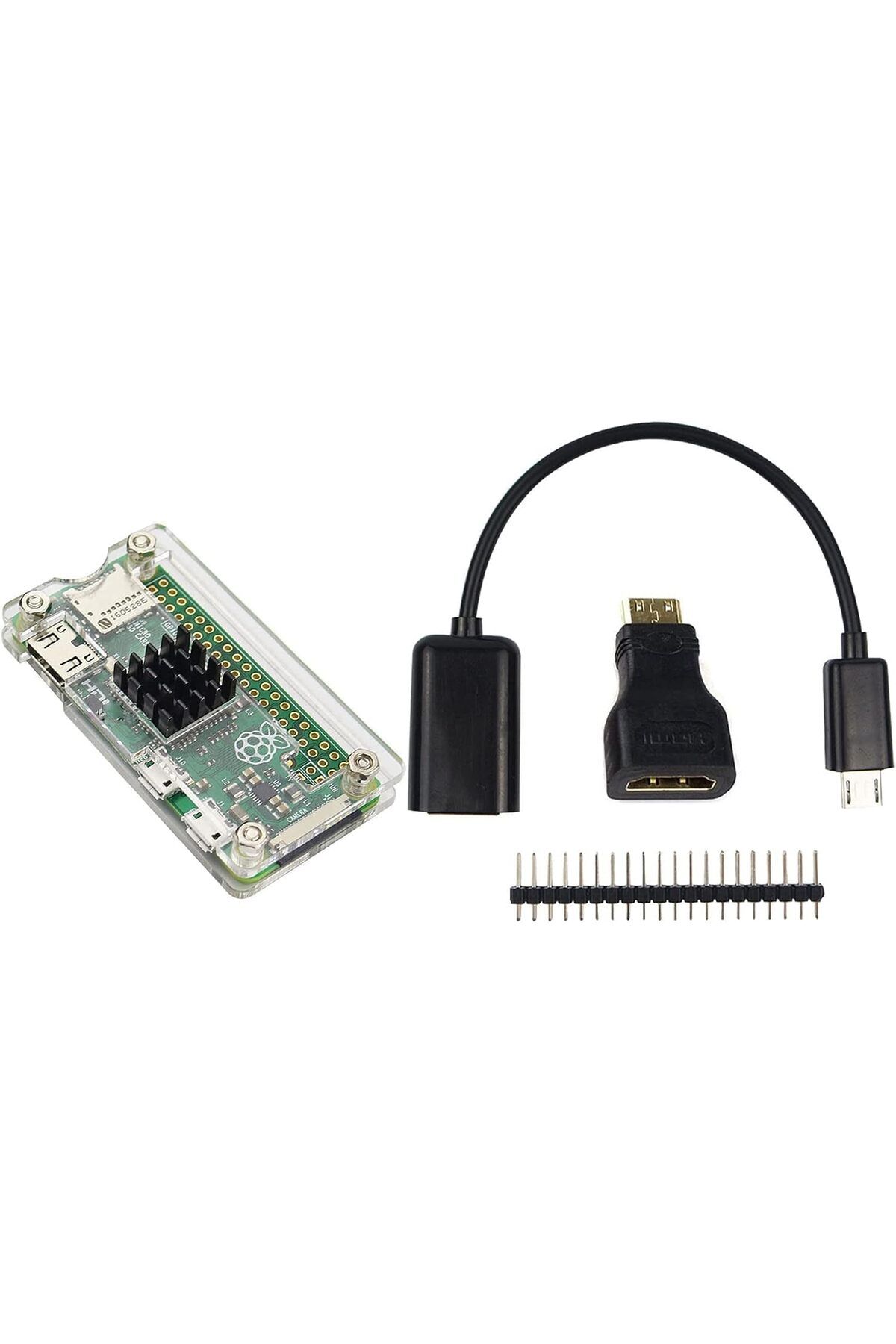Raspberry-DIGISHUO Raspberry Pi Zero 2W (Wireless) 9 in 1 Kit Complete Kit 9