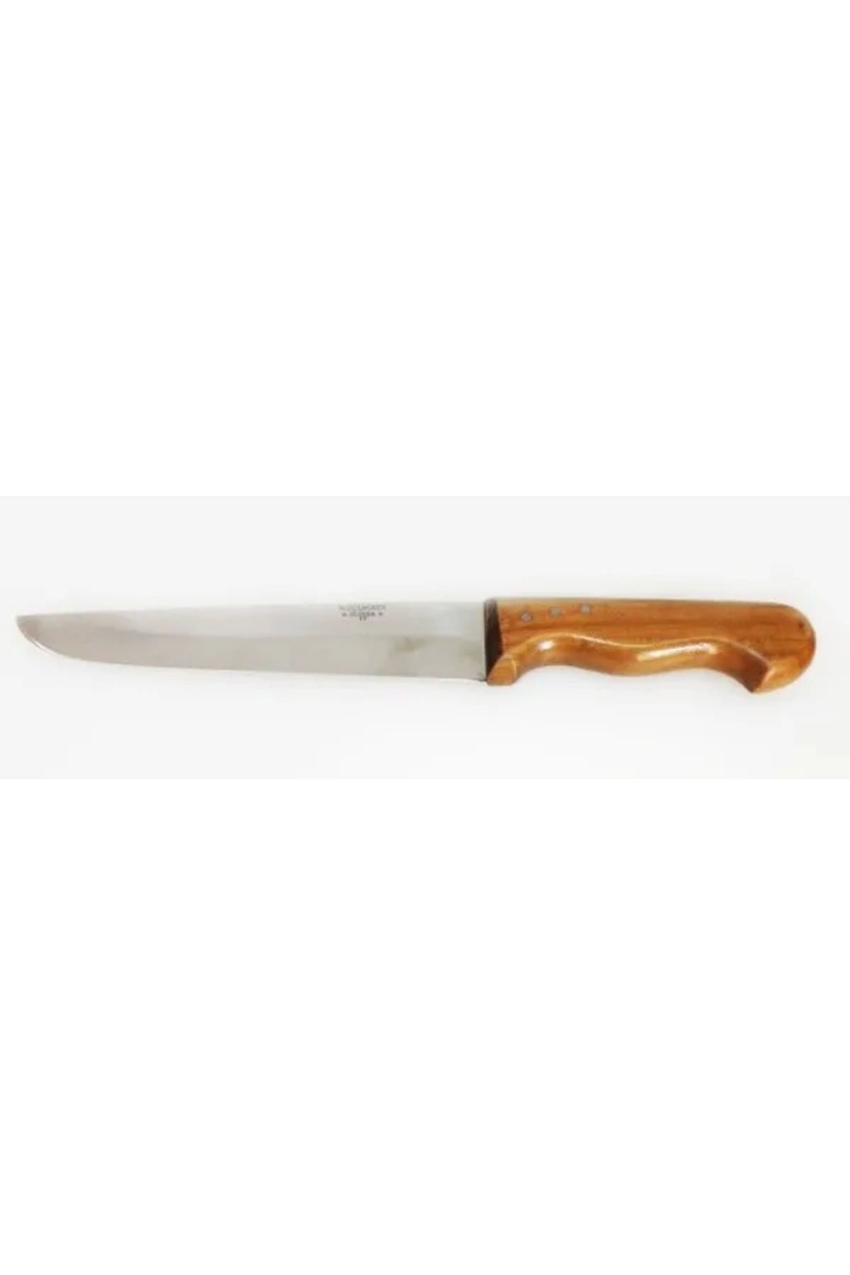 ShopNova Bursa Kalın Küt Kasap Bıçağı No:4, 20 Cm - Ahşap Sap