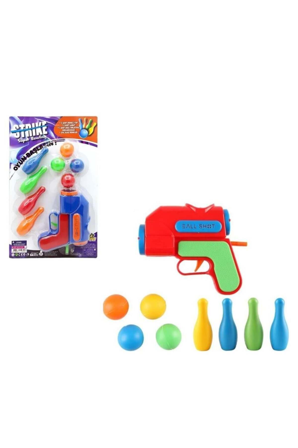 swilex Top Atan Oyuncak TabanStrike Gun Bowling