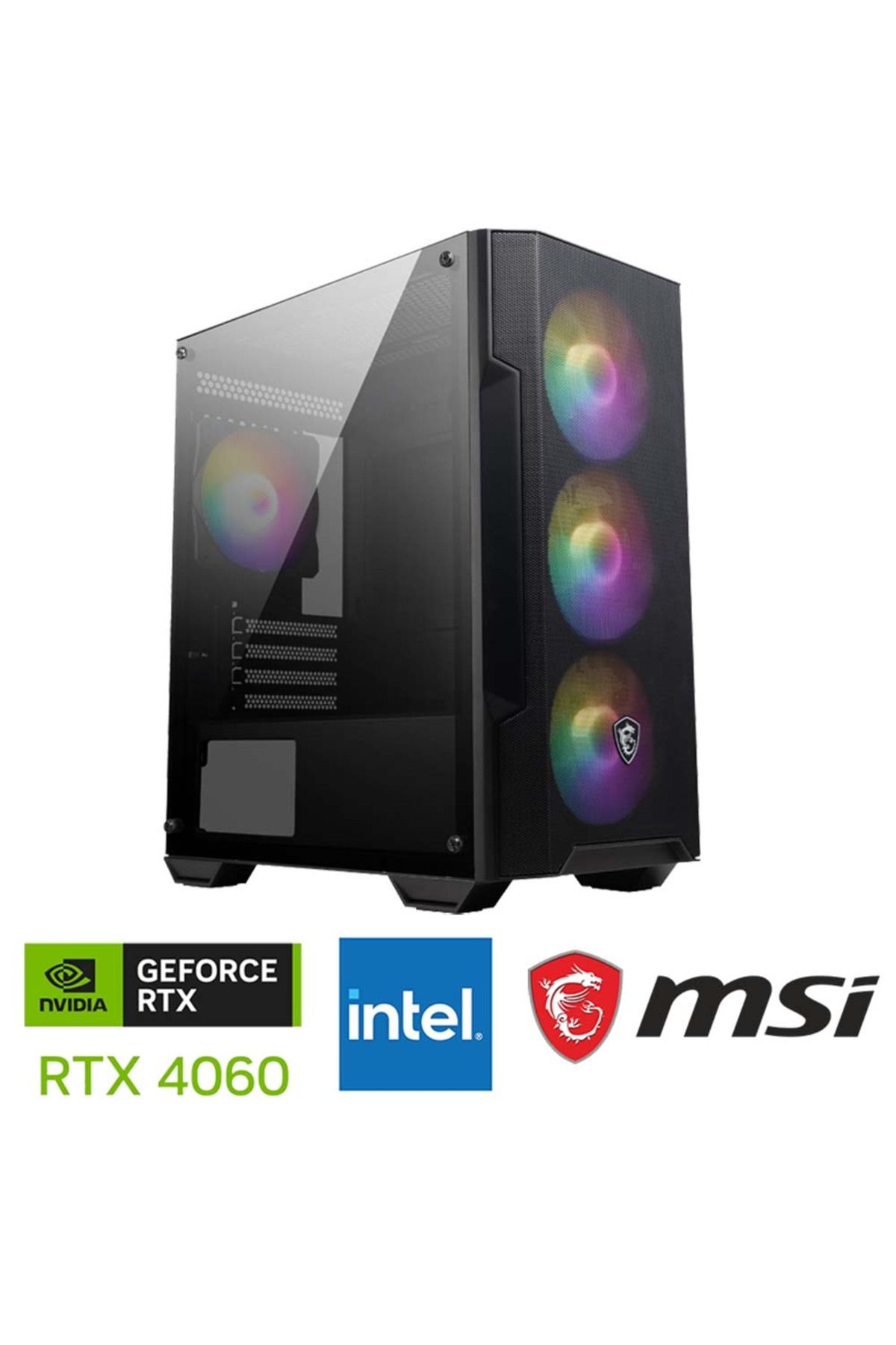 XASER Xsr1110 i7 14700F 32GB DDR5 Ram 1TB M.2 NVMe SSD 8GB RTX4060 Oyuncu Masaüstü Bilgisayarı