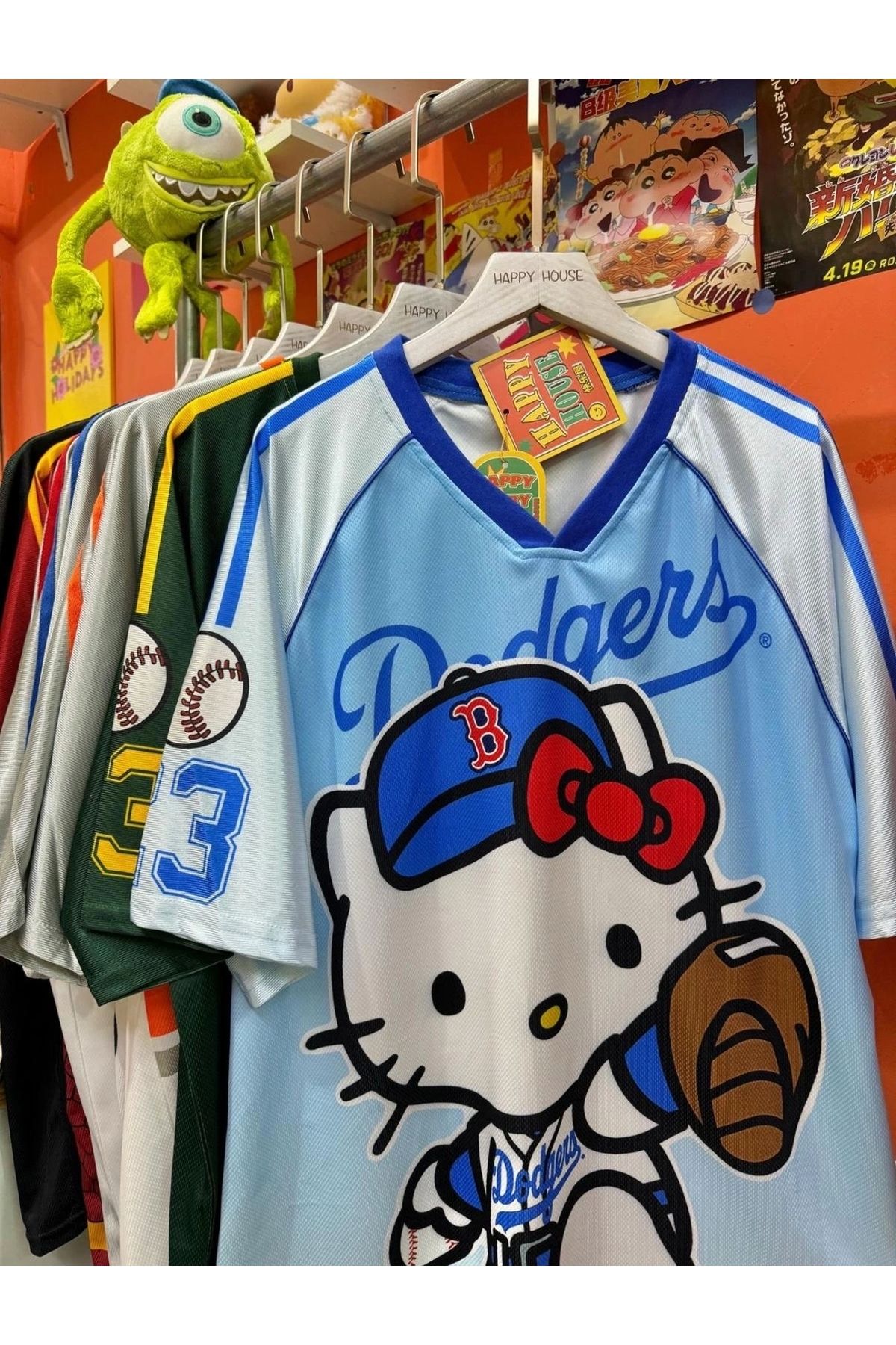 1blood Hello Kitty V Yaka Beyzbol Forması