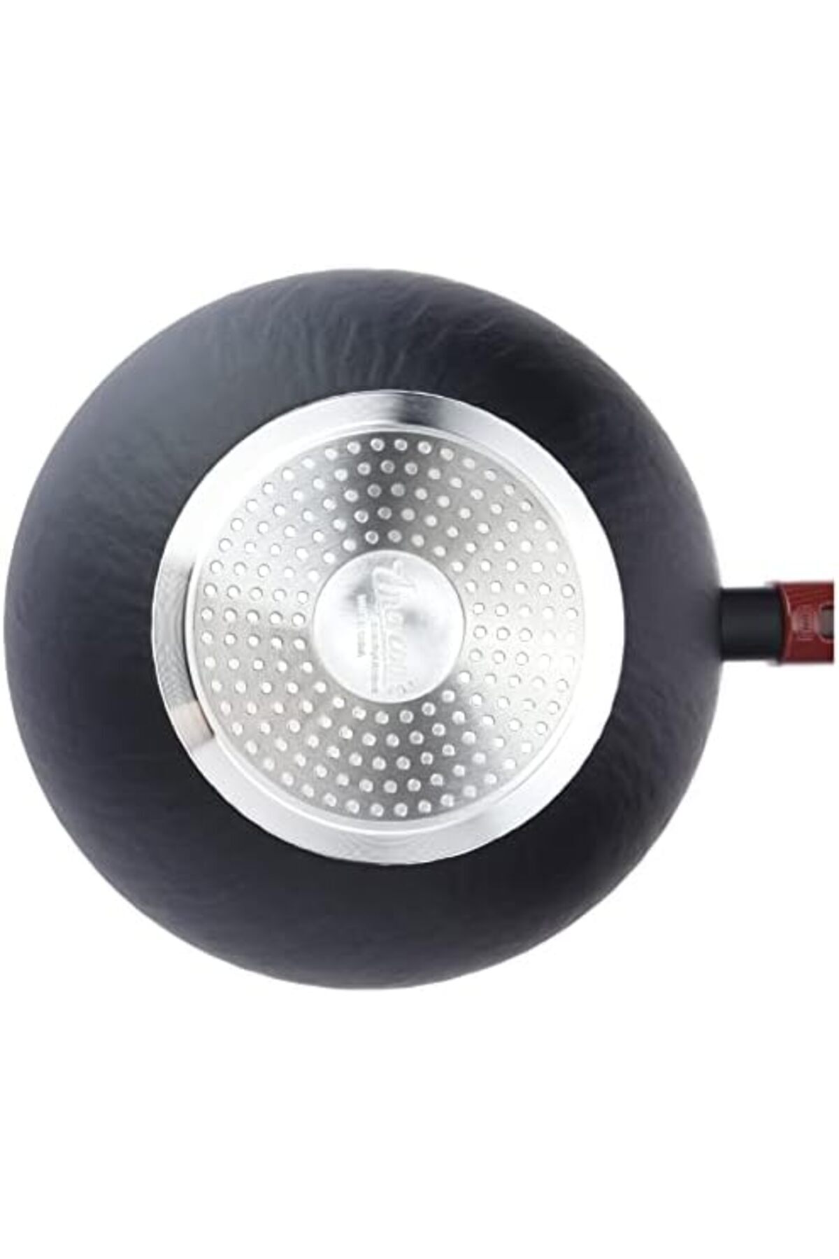 ALSAIF-Rock Stone Non-stick Open Fry Pan From Al Saif Gallery, Amer Cook 28 Cm, Black, Aluminum 8
