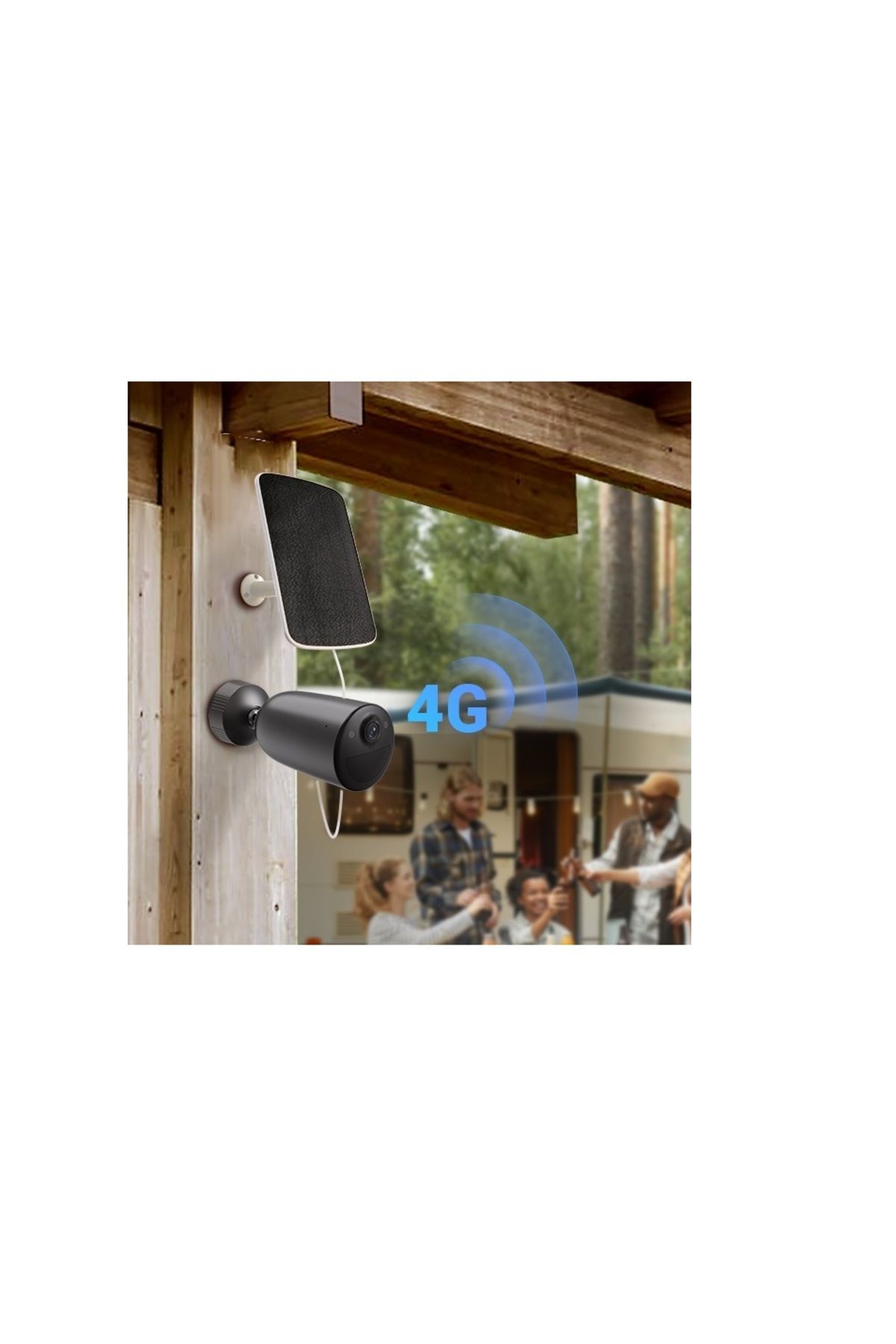 EZVIZ-EB3 4G LTE Solar-Powered Security Camera Kit – 2K, Wireless, 360° Coverage, PIR Motion Alerts 2