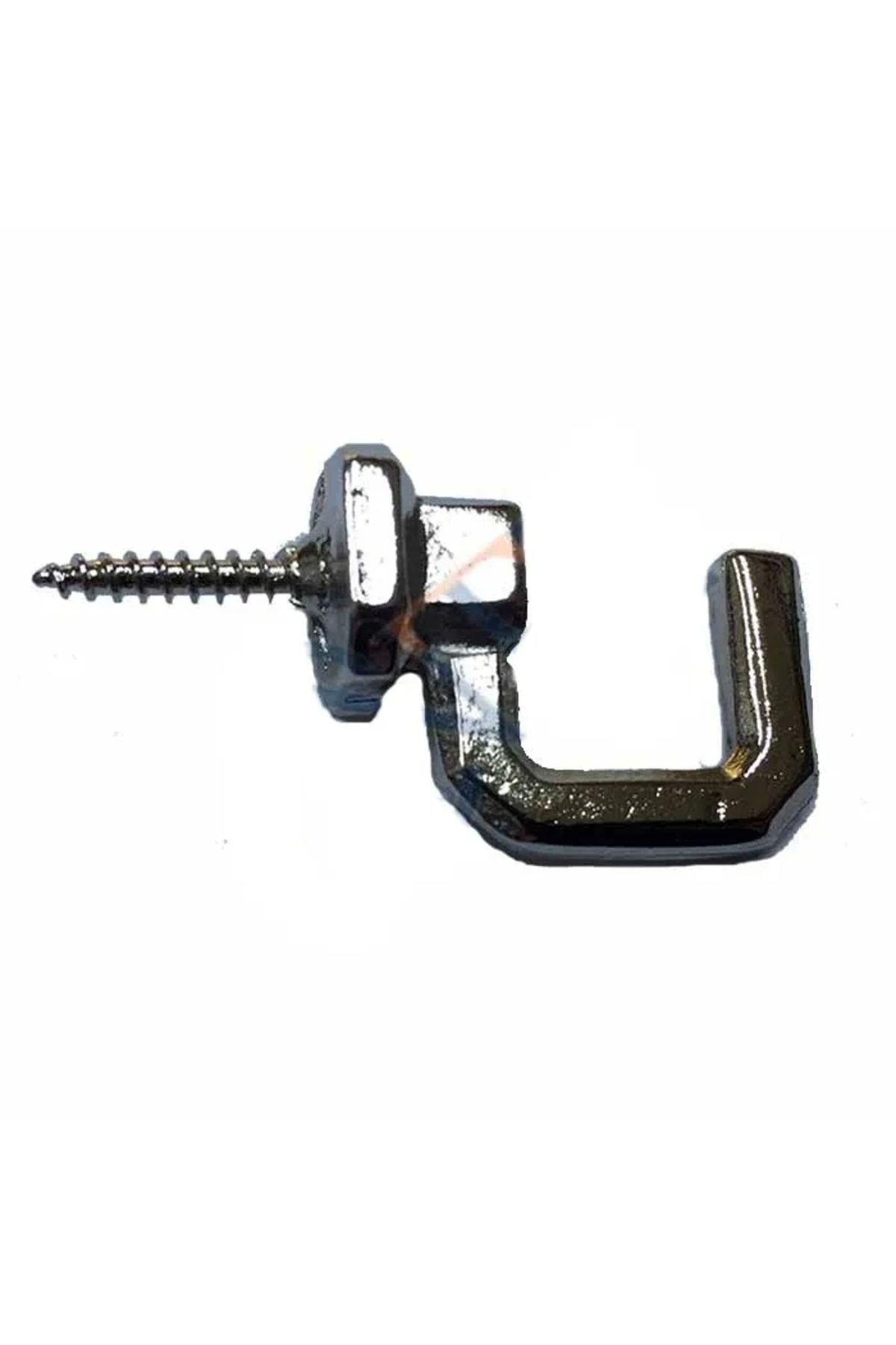 ShopNova Vidalı Kanca, Askı Büyük - 15x23mm, Nikel - 1 Adet