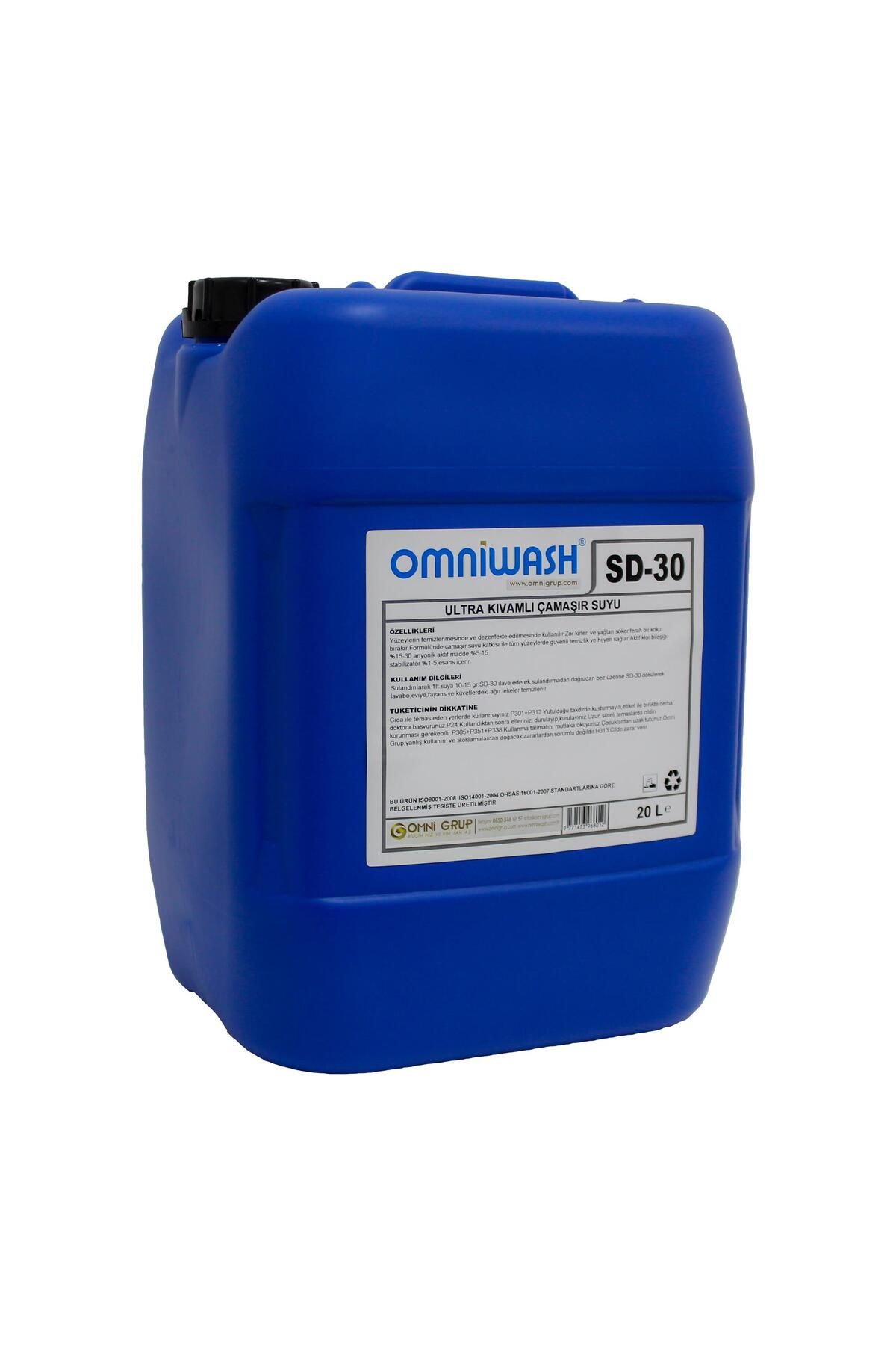 Omniwash Sd-30 20 Litre Ultra Kıvamlı Çamaşır Suyu