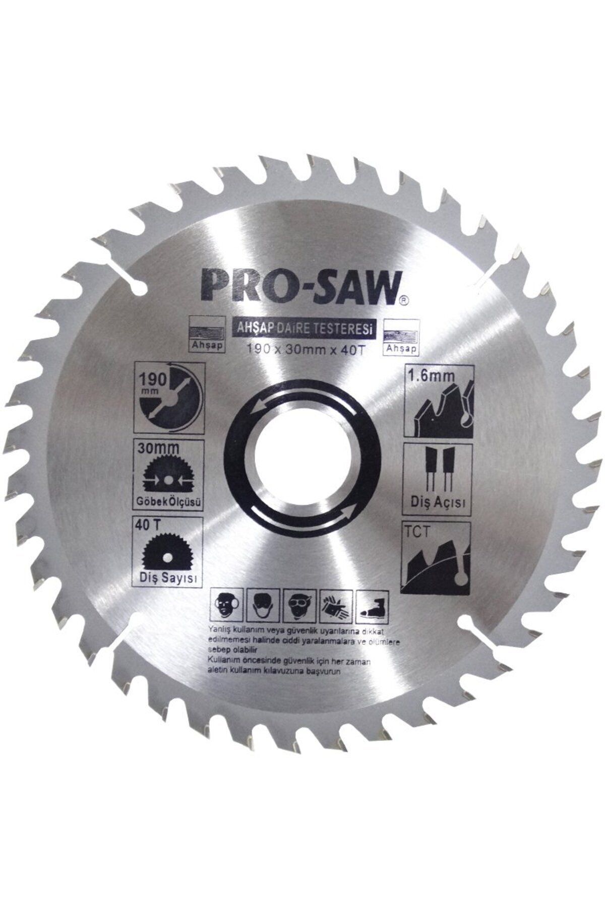 ProSaw Ps16300 Ahşap Daire Testere Bıçağı 190x30mm 40diş - Ahşap