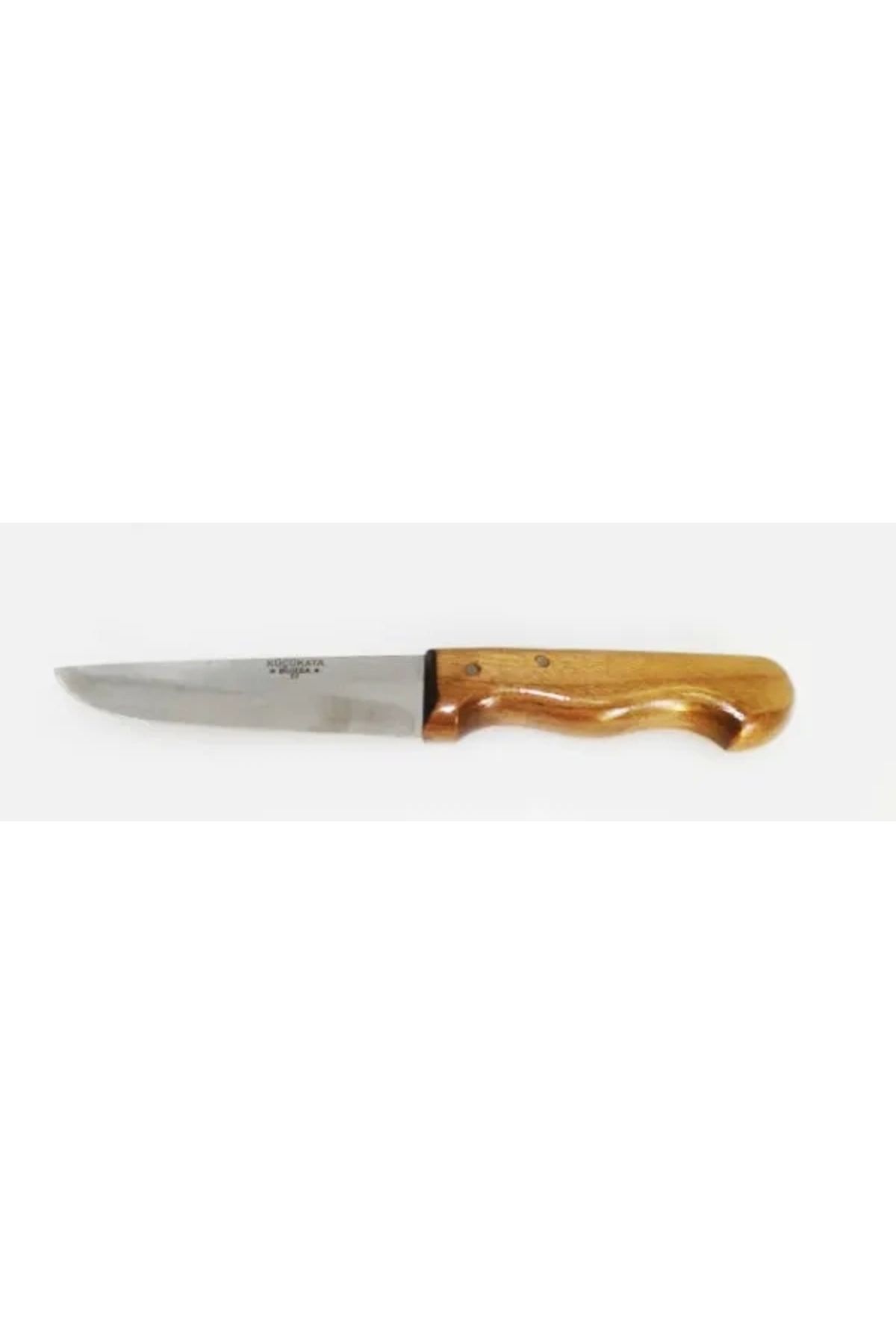 ShopNova Bursa İnce Küt Kasap Bıçağı No:1, 13 Cm - Ahşap Sap