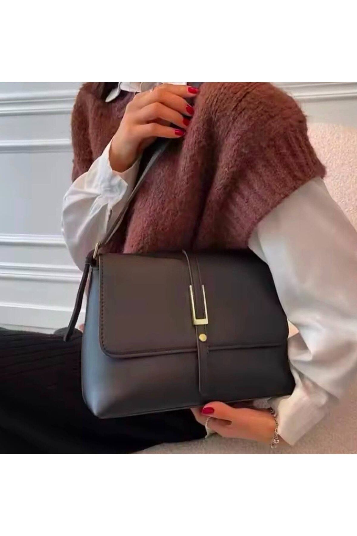 bynarincollection günlük model baget çanta