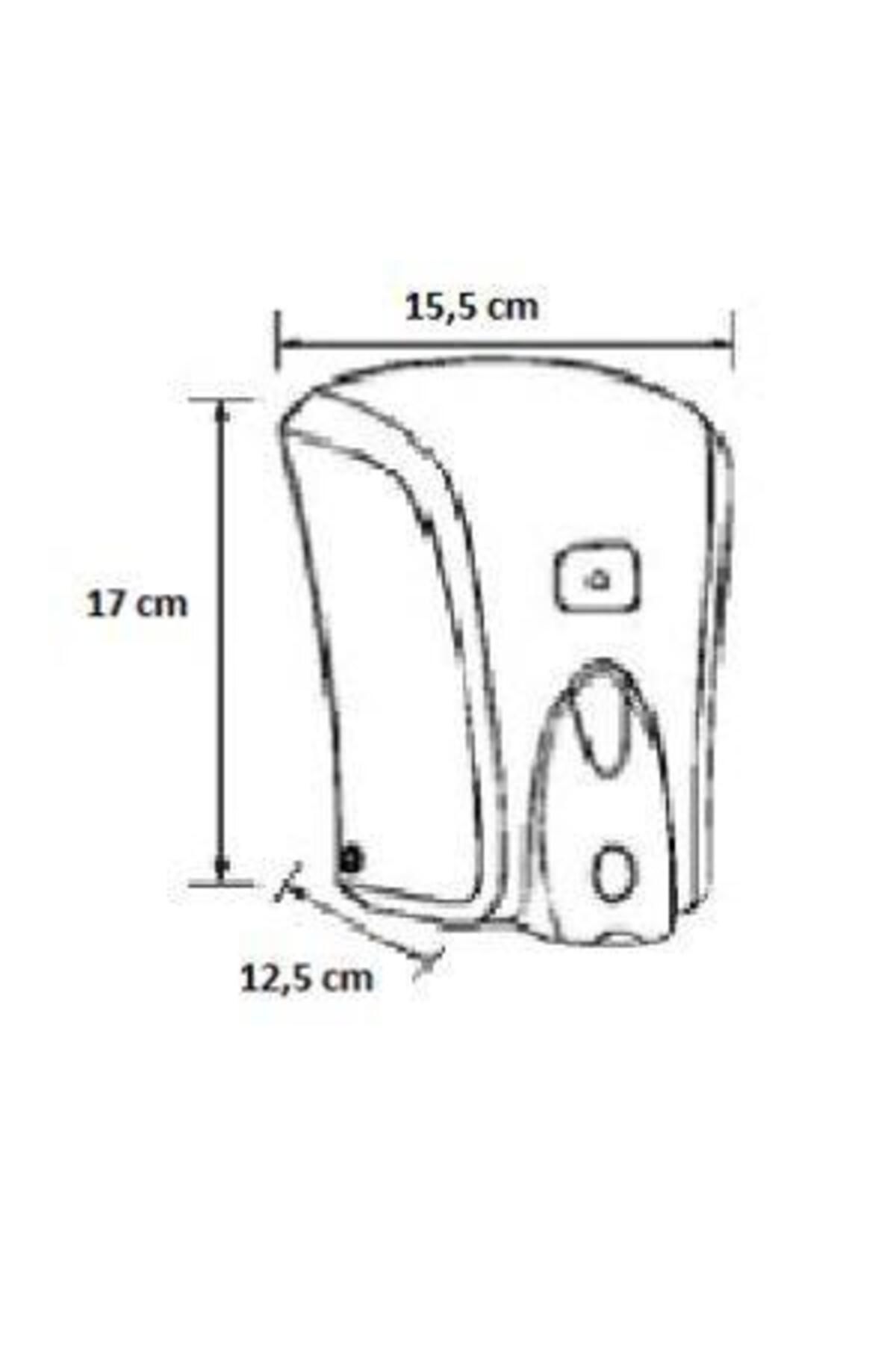 Omnipazar-Dozator de săpun lichid medical Vialli S6m 1000 ml alb 2