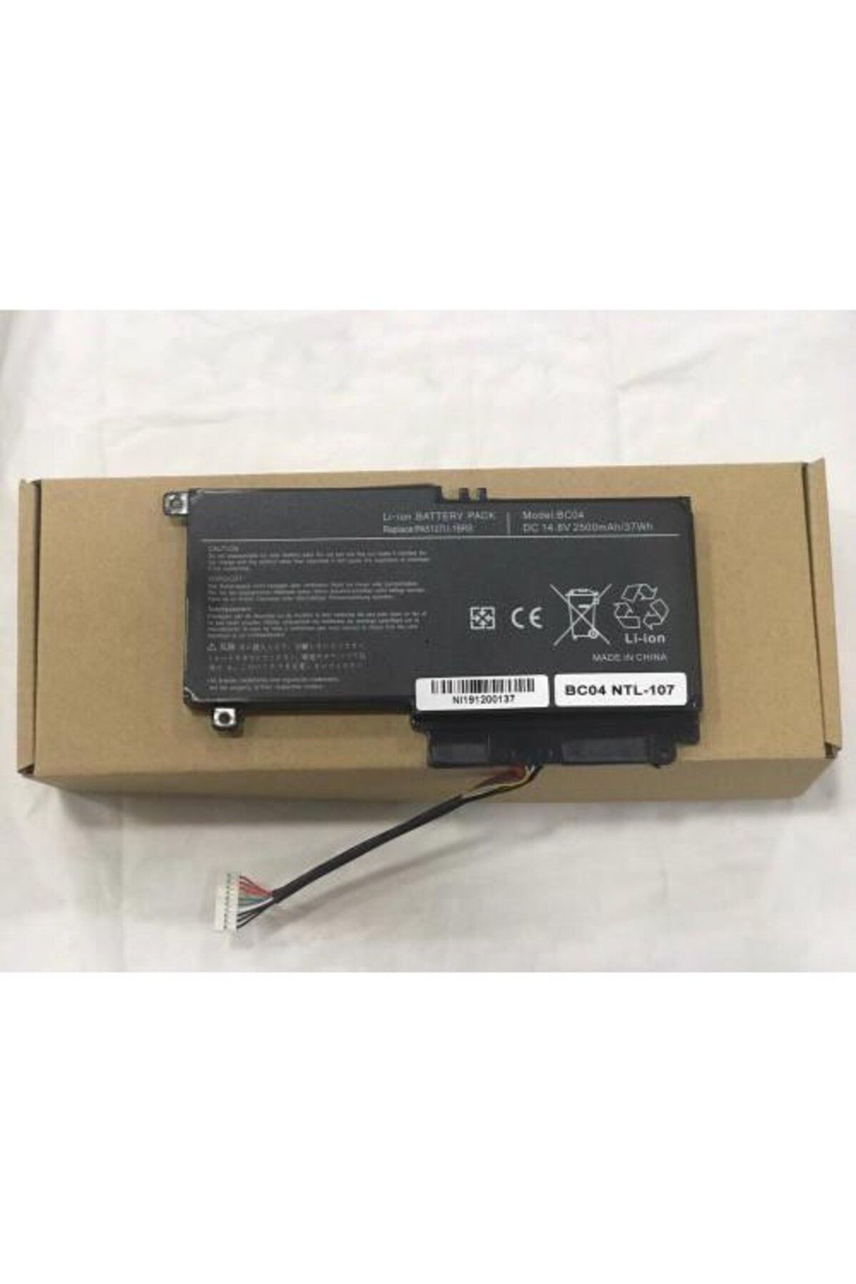 NION Toshiba Satellite P50t-A uyumlu Notebook Batarya - Pil