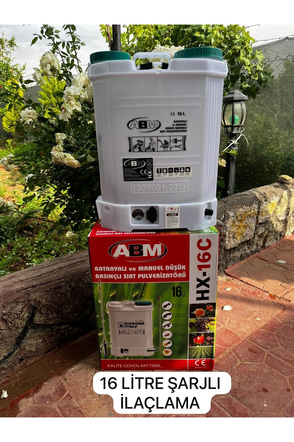 POWER BLACK ULTRA GÜÇLÜ 16 LİTRE ŞARJLI İLAÇLAMA MAKİNESİ