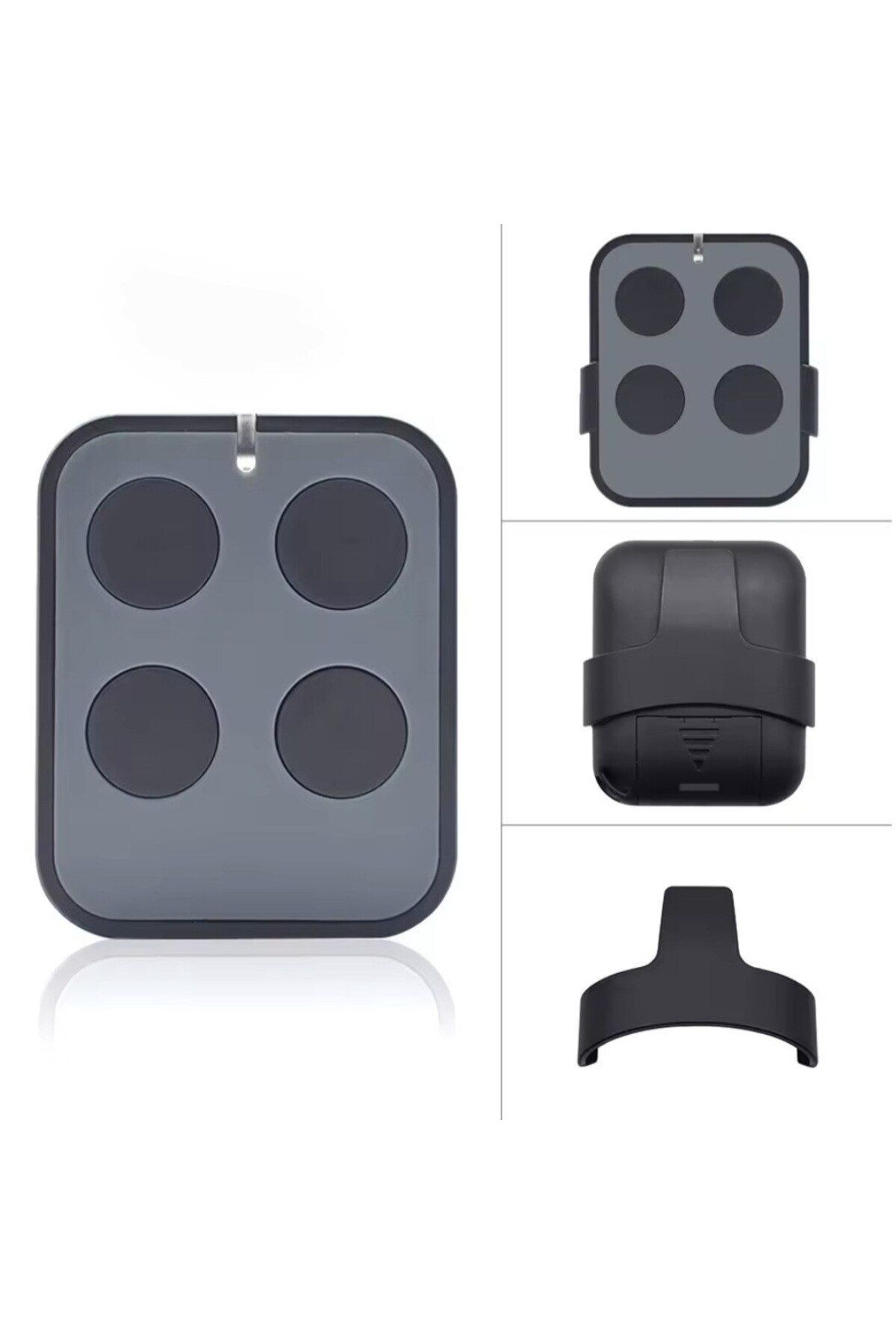 OEM-Universal Remote Control for Gates and Barriers With 4 Buttons, Mbong®, 433-868Mhz, Rolling Code, Gray 4