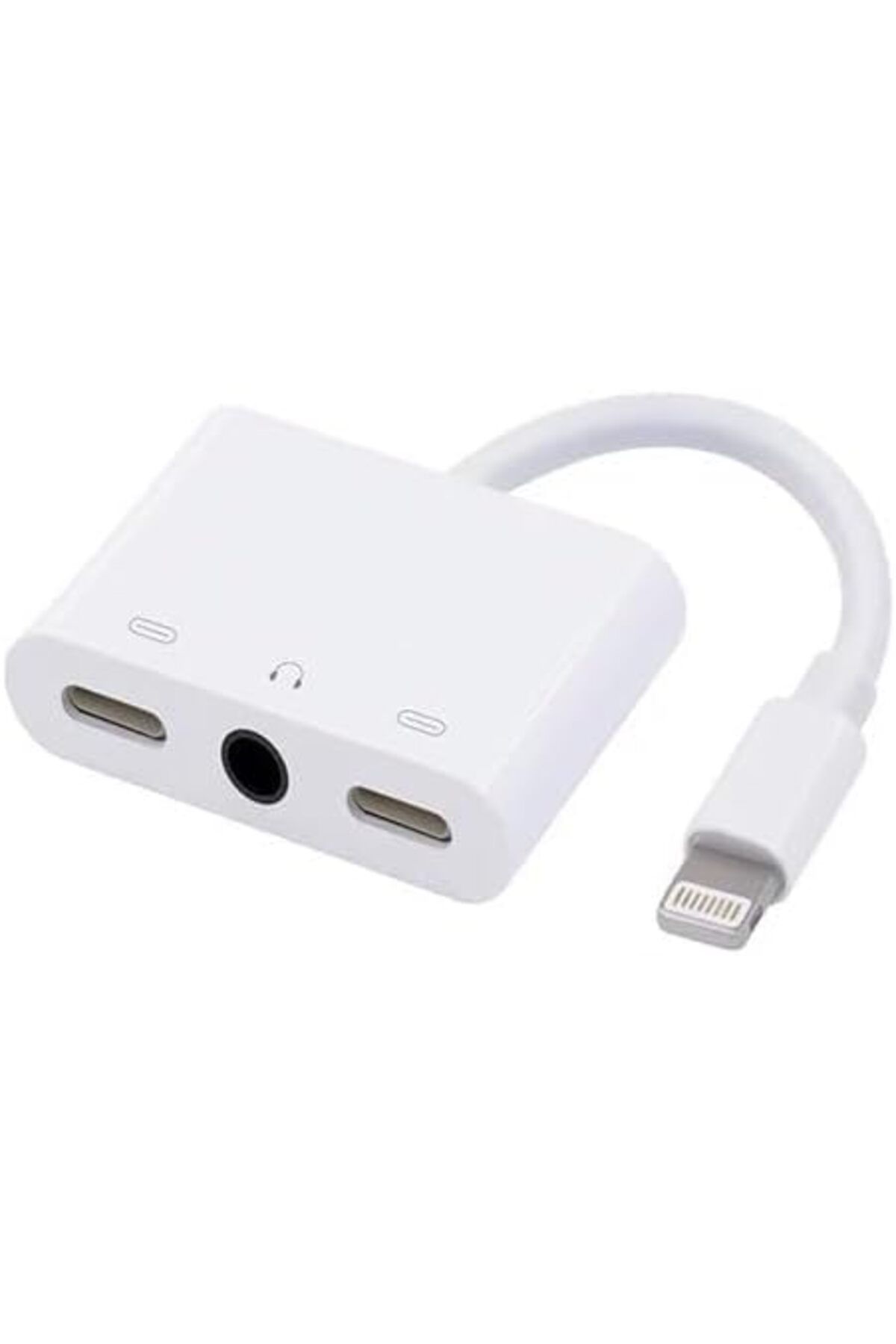 Generic-Lightning to Headphone Jack 3.5 mm Adapter 3-in-1 Splitter for iPhone/iPad/iPod 3