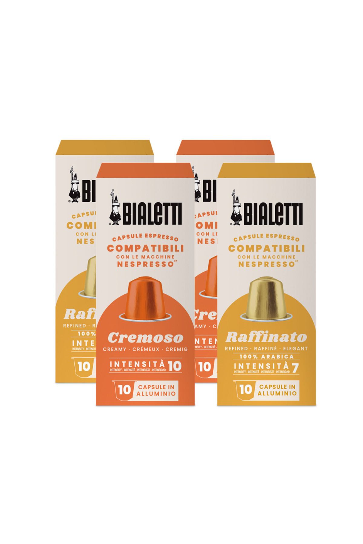 Bialetti Nespresso Uyumlu Kapsül Kahve Cremoso Ve Raffinato 40 Adet